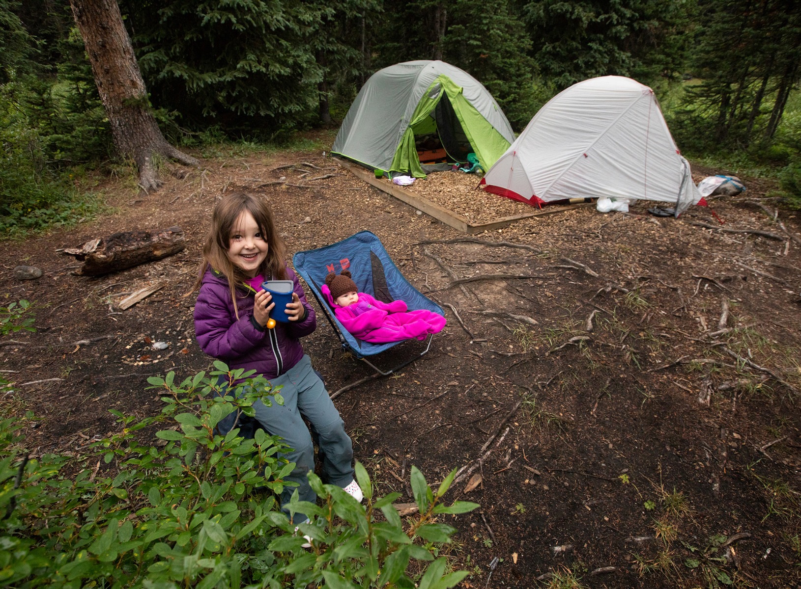 Backcountry camping with kids. Photo by Paul Zizka