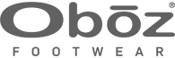 Oboz logo in black with a white background.