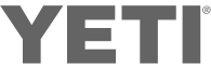 YETI logo in grey with a white background.