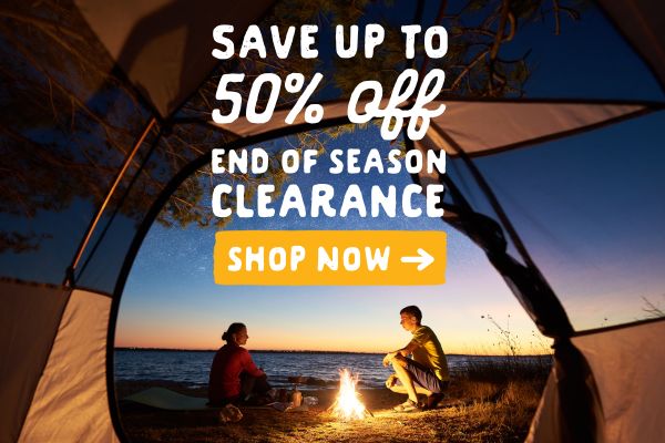 Save up to 50% off end of season clearance, shop now!