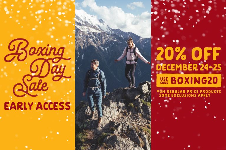 Boxing Day Sale Early Access: 20% December 24-25 use code BOXING20