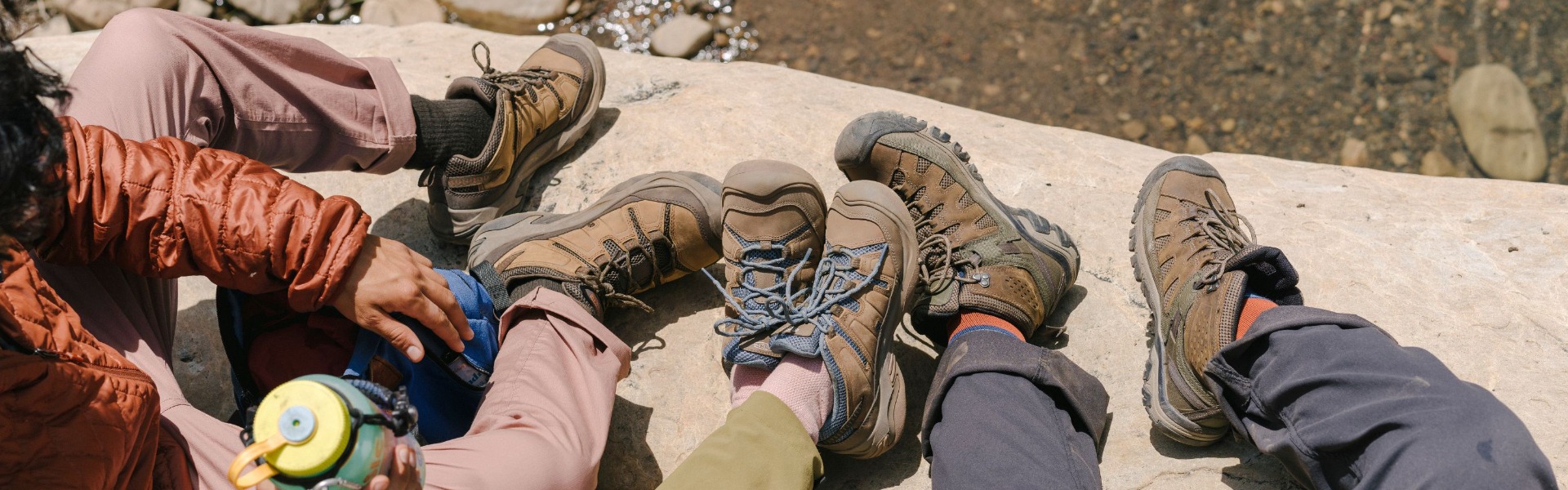 Hiking Boots Breathe Outdoors