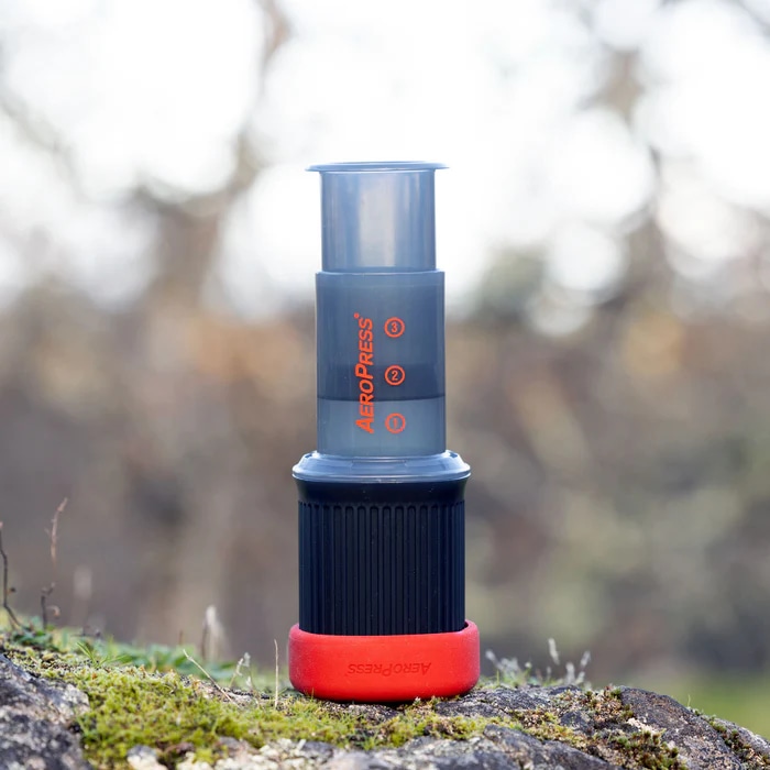 AeroPress Go Travel Coffee Maker Breathe Outdoors