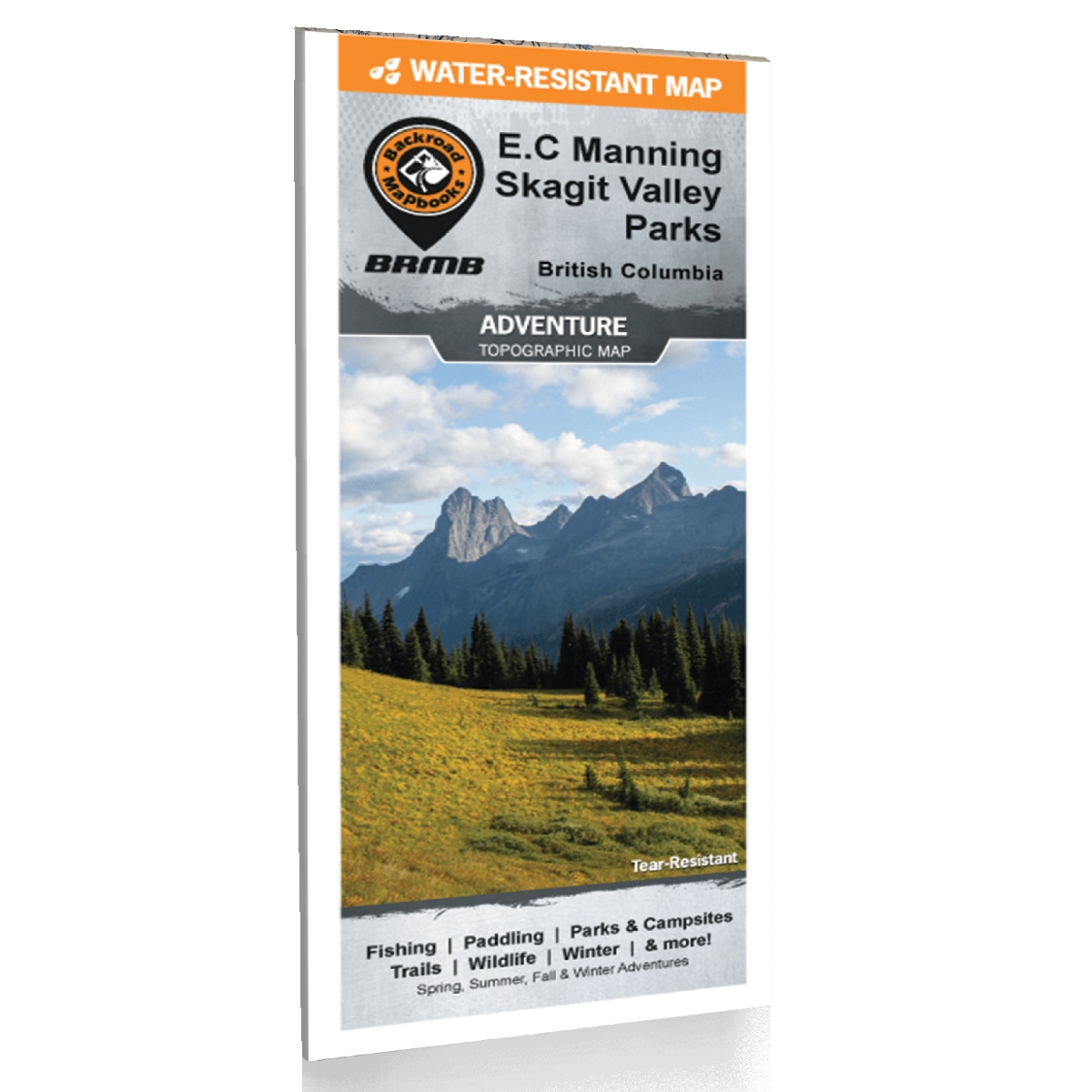 E.C Manning & Skagit Valley Parks BC Water-Resistant Map