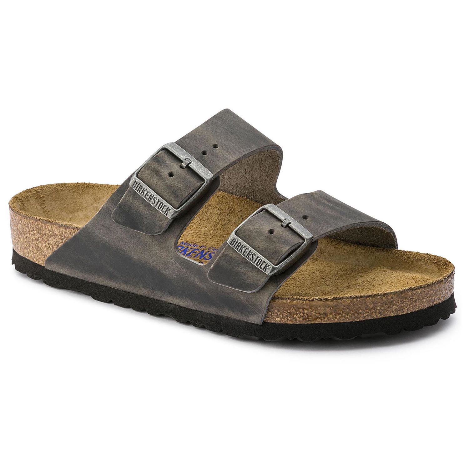 Unisex Arizona Soft Footbed Sandals Iron