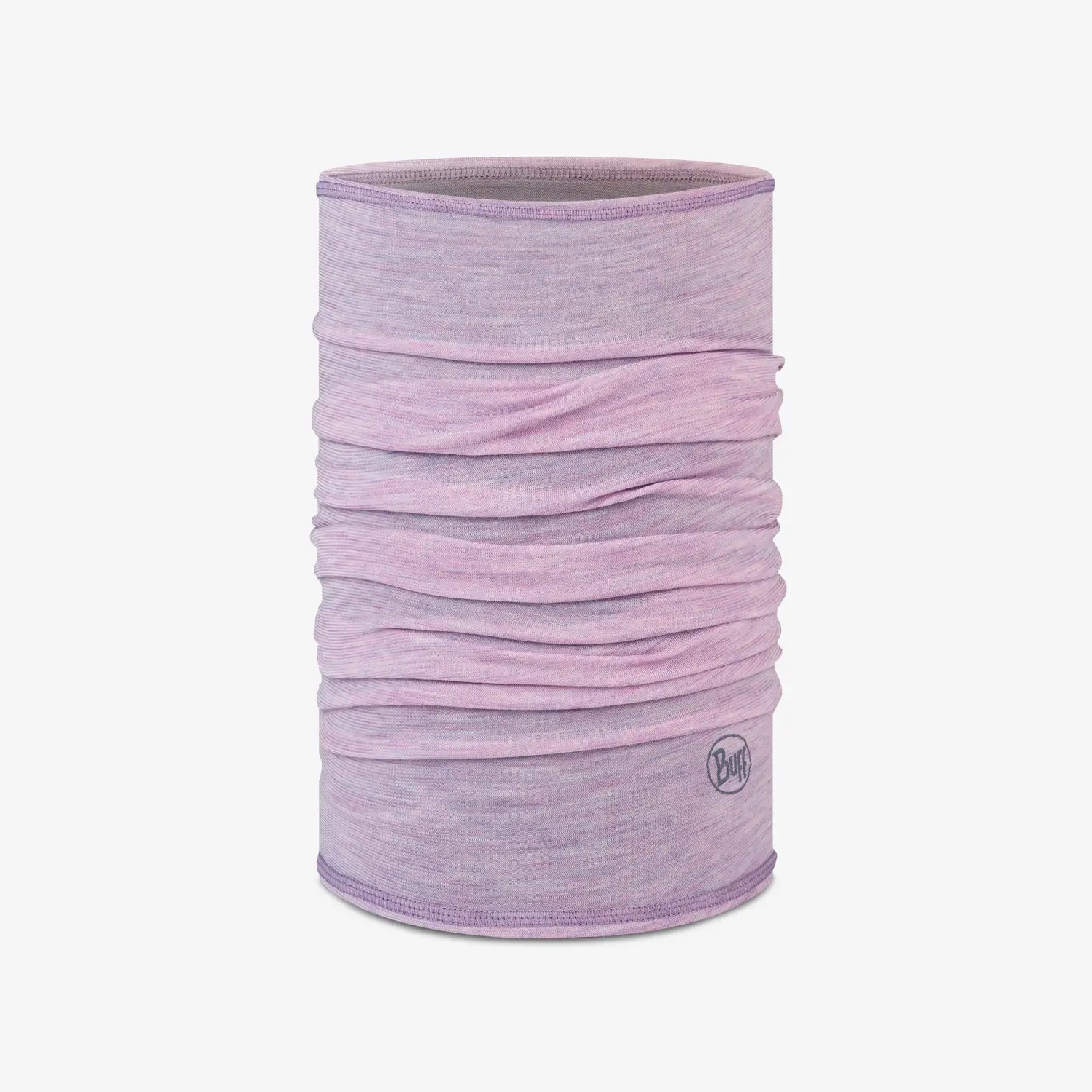 Unisex Lilac Sand Multistripe Merino Lightweight Neckwear