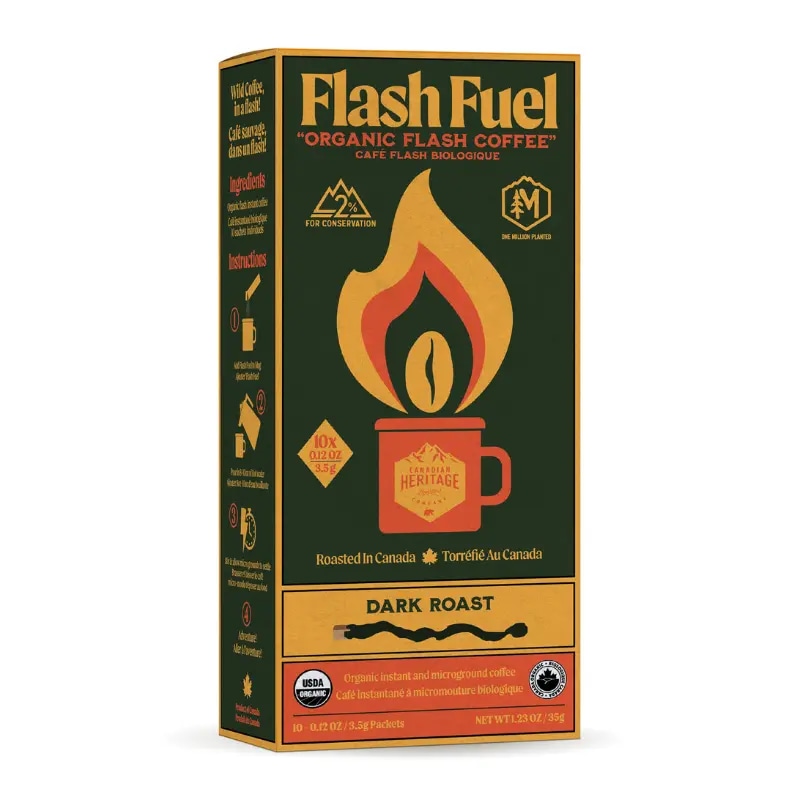Flash Fuel Dark Roast Organic Instant Coffee
