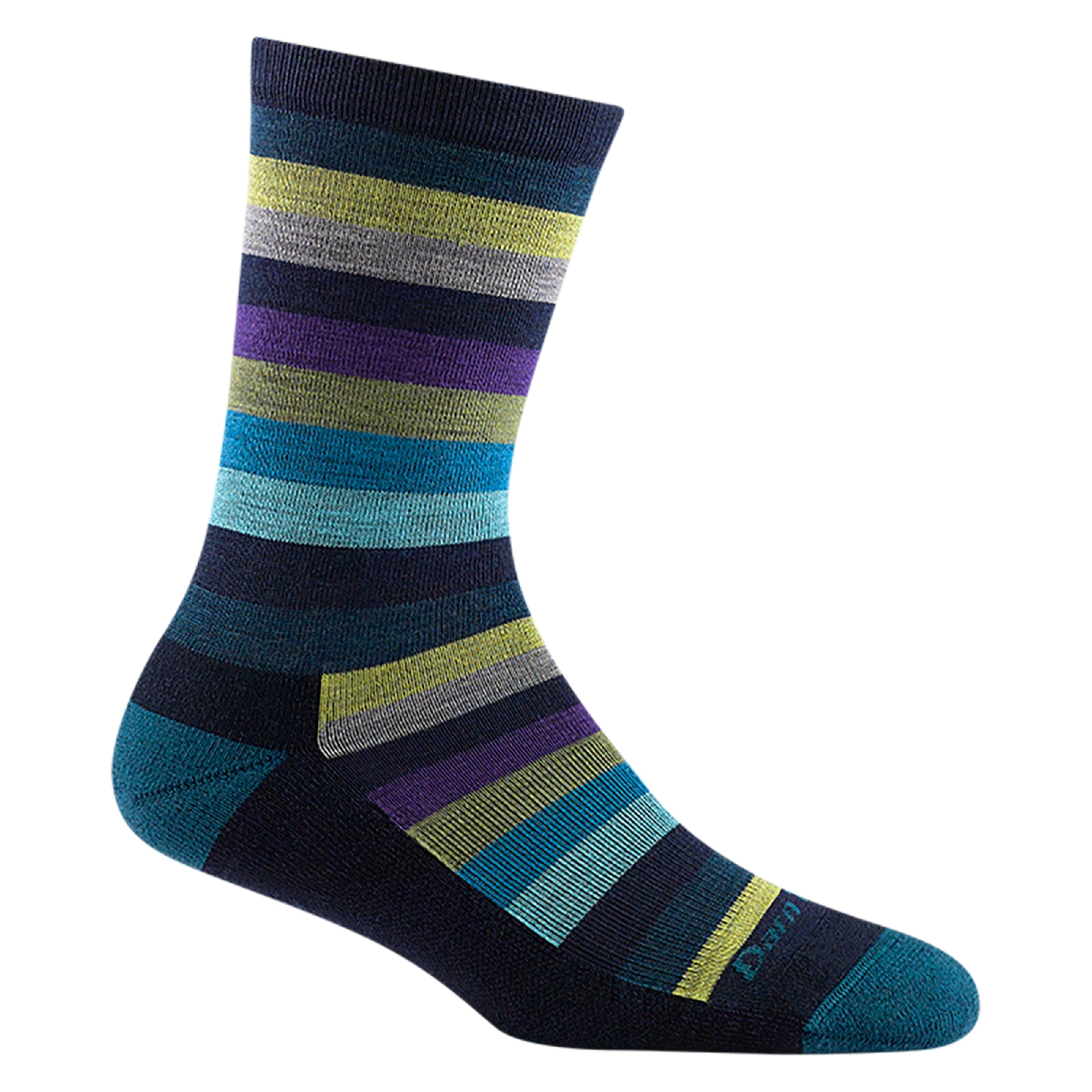 Women's Mystic Stripe Crew Lightweight Lifestyle Socks