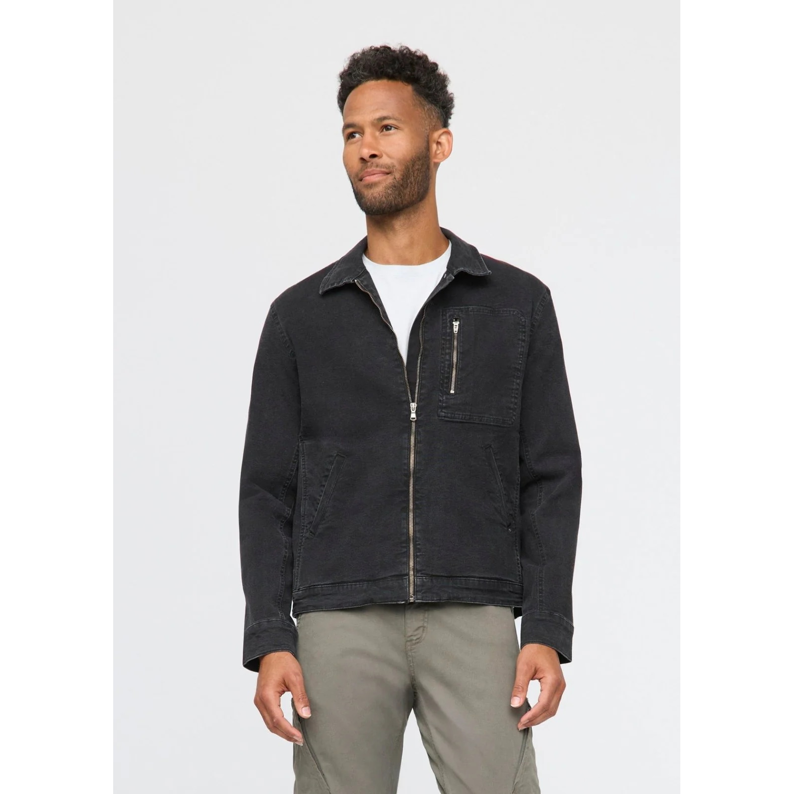 Men's Stretch Canvas Utility Jacket