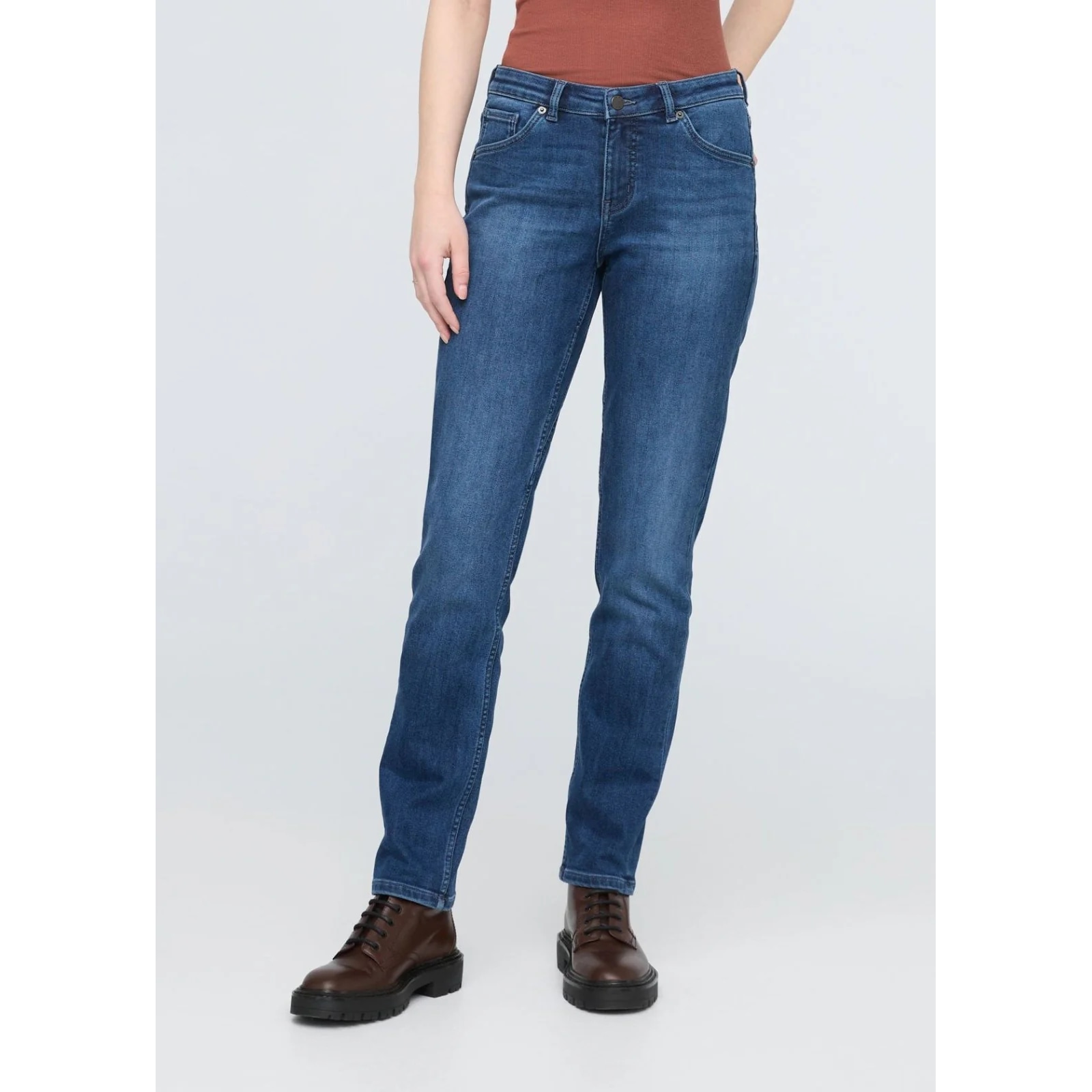 Women's Tech Fleece Denim Girlfriend Jeans
