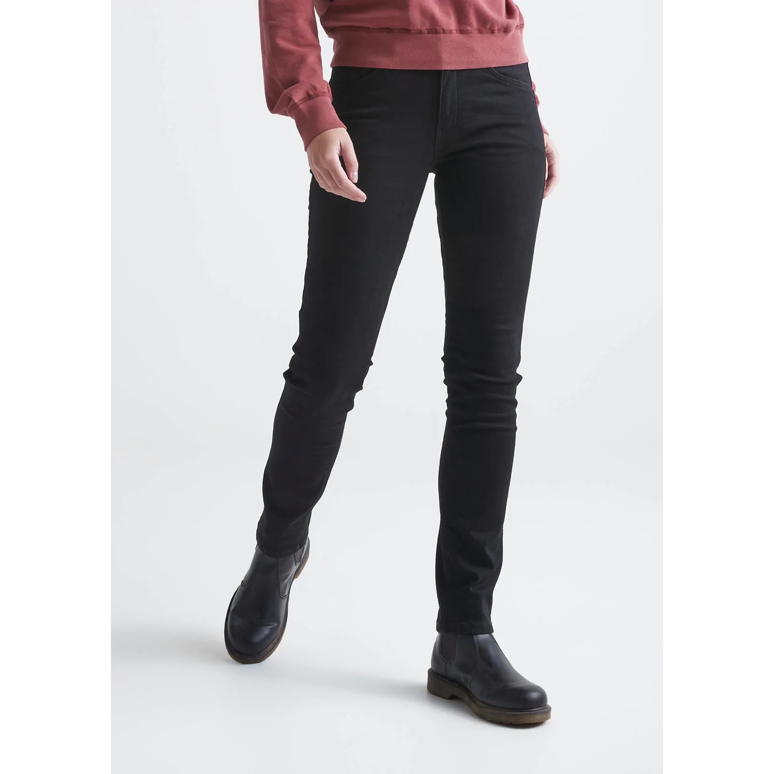 Women's Fireside Denim Mid Rise Slim Straight Pants