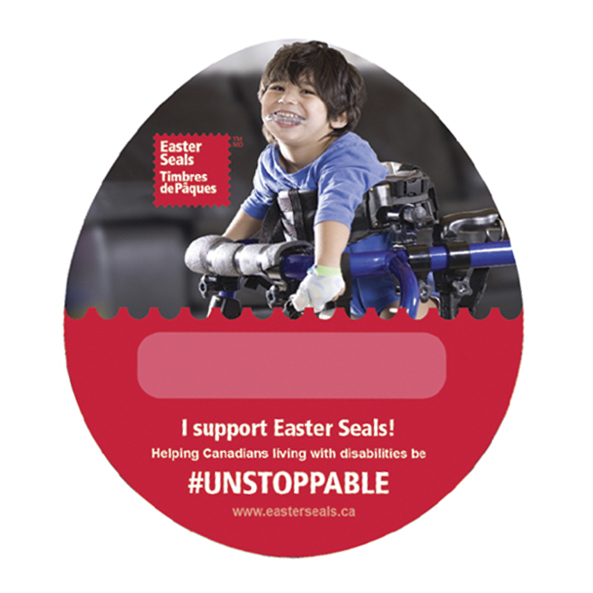 $10 Paper Egg #UNSTOPPABLE Easter Seals Donation