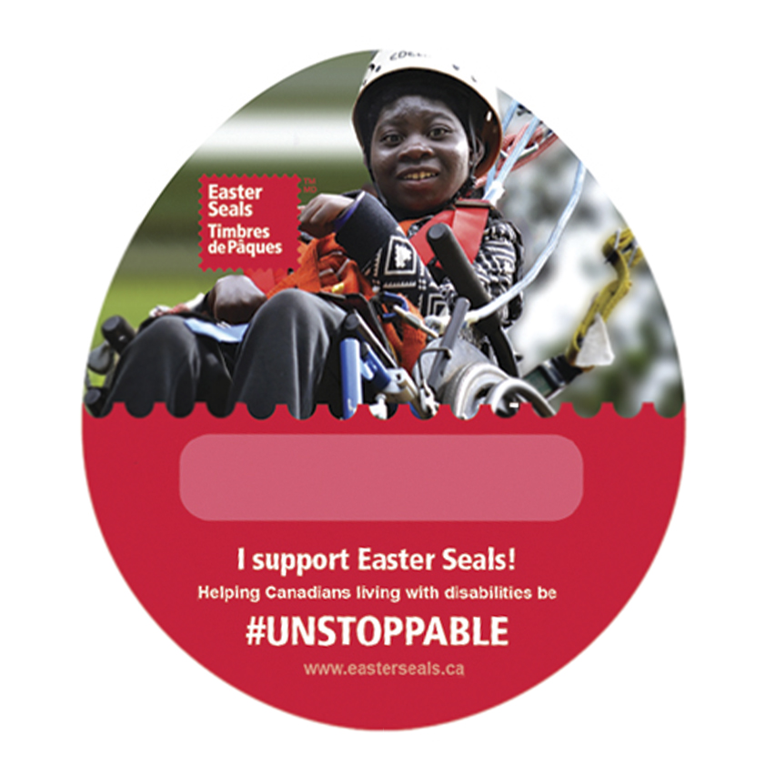 $5 Paper Egg #UNSTOPPABLE Easter Seals Donation