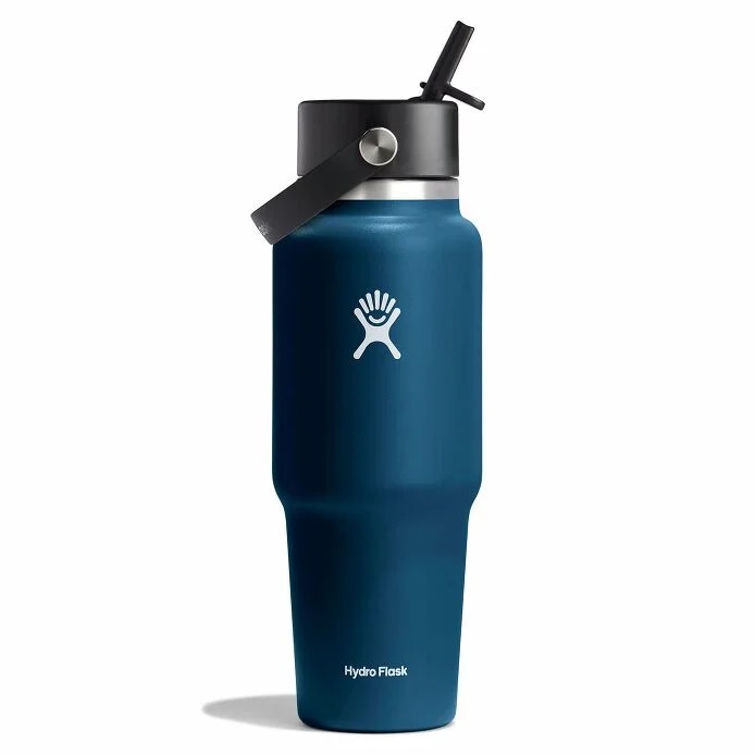 32oz Wide Mouth Travel Bottle With Flex Straw Cap