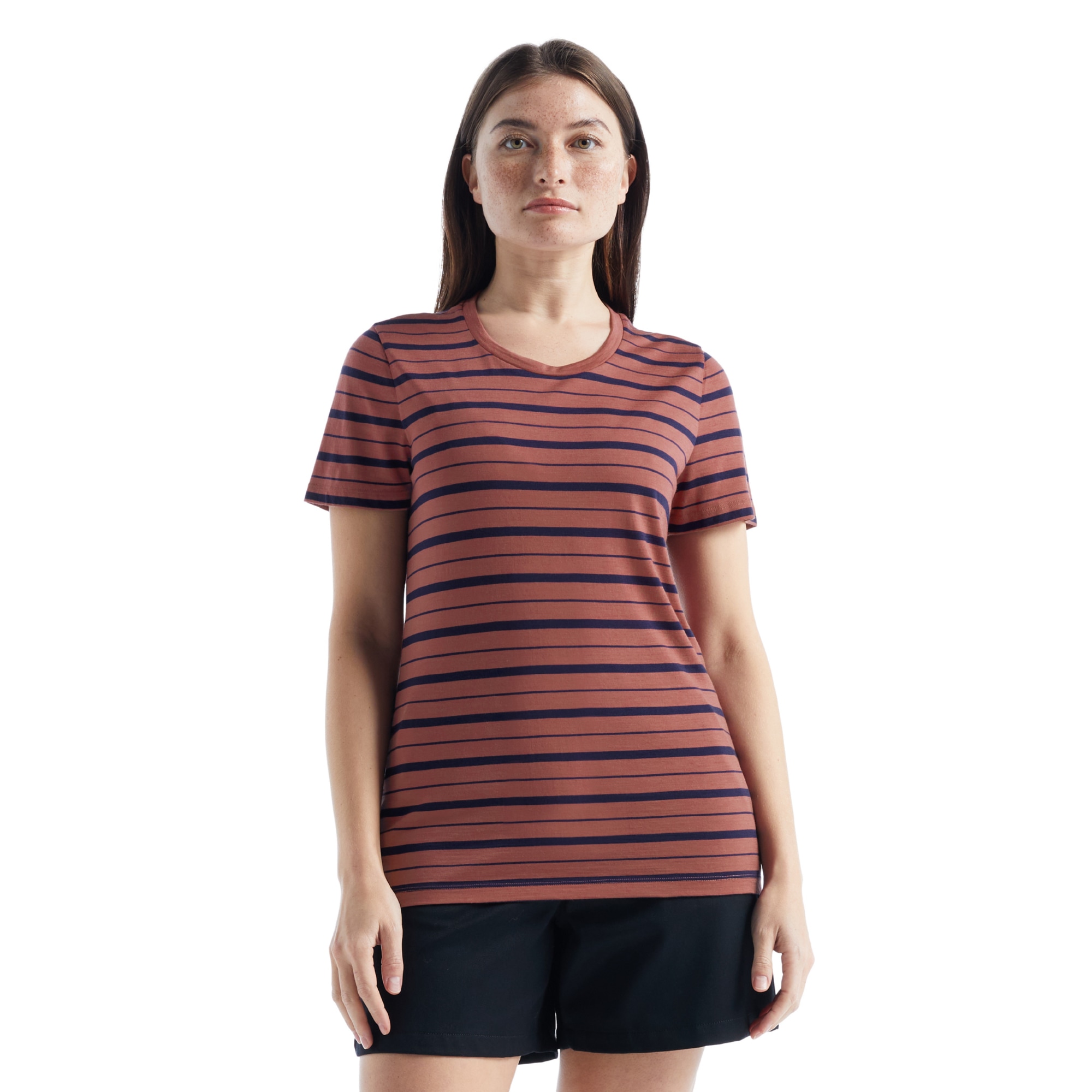 Women's Merino Wave Short Sleeve Stripe T-Shirt
