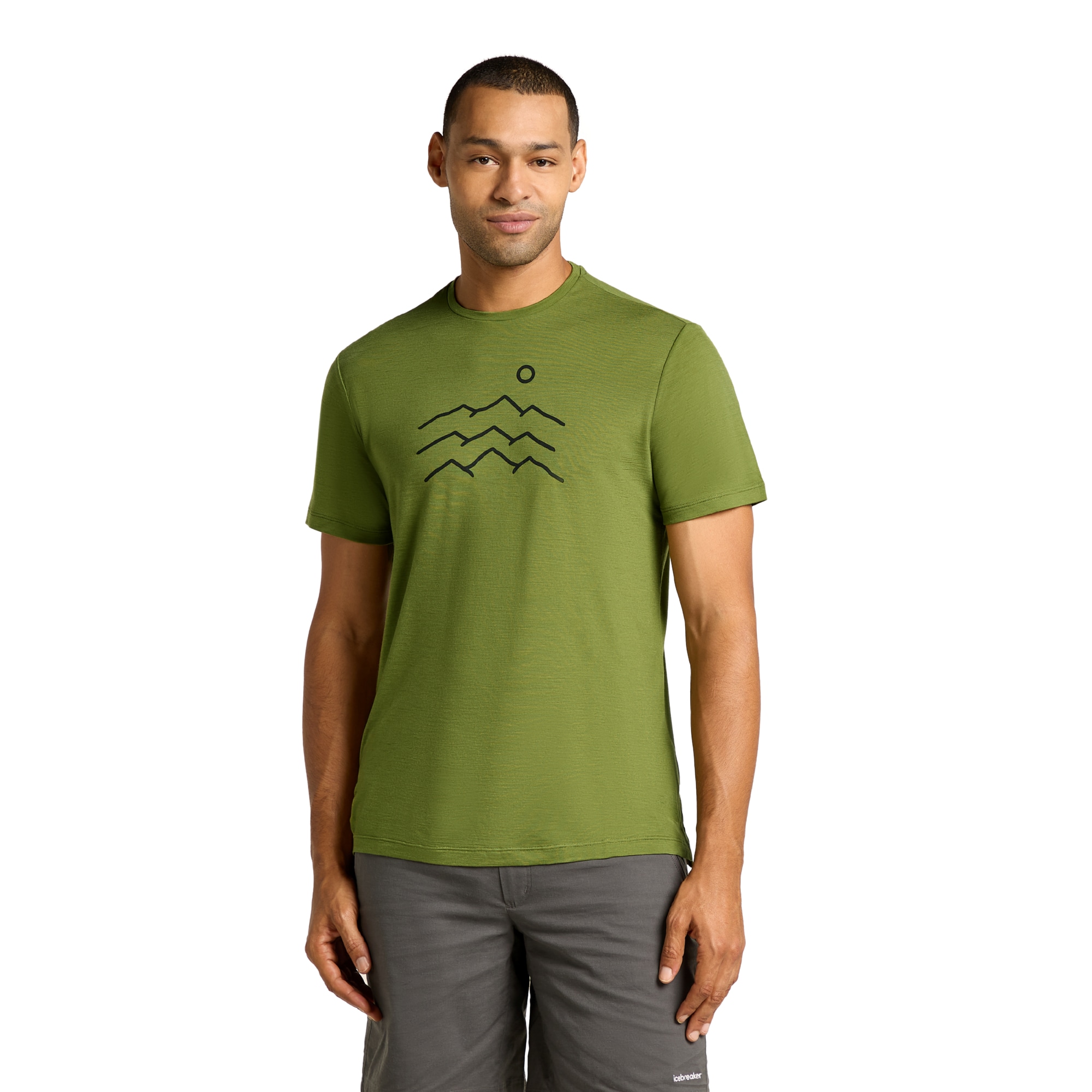 Men's Merino Blend 125 Cool-Lite Sphere Short Sleeve T-Shirt Across the Peaks