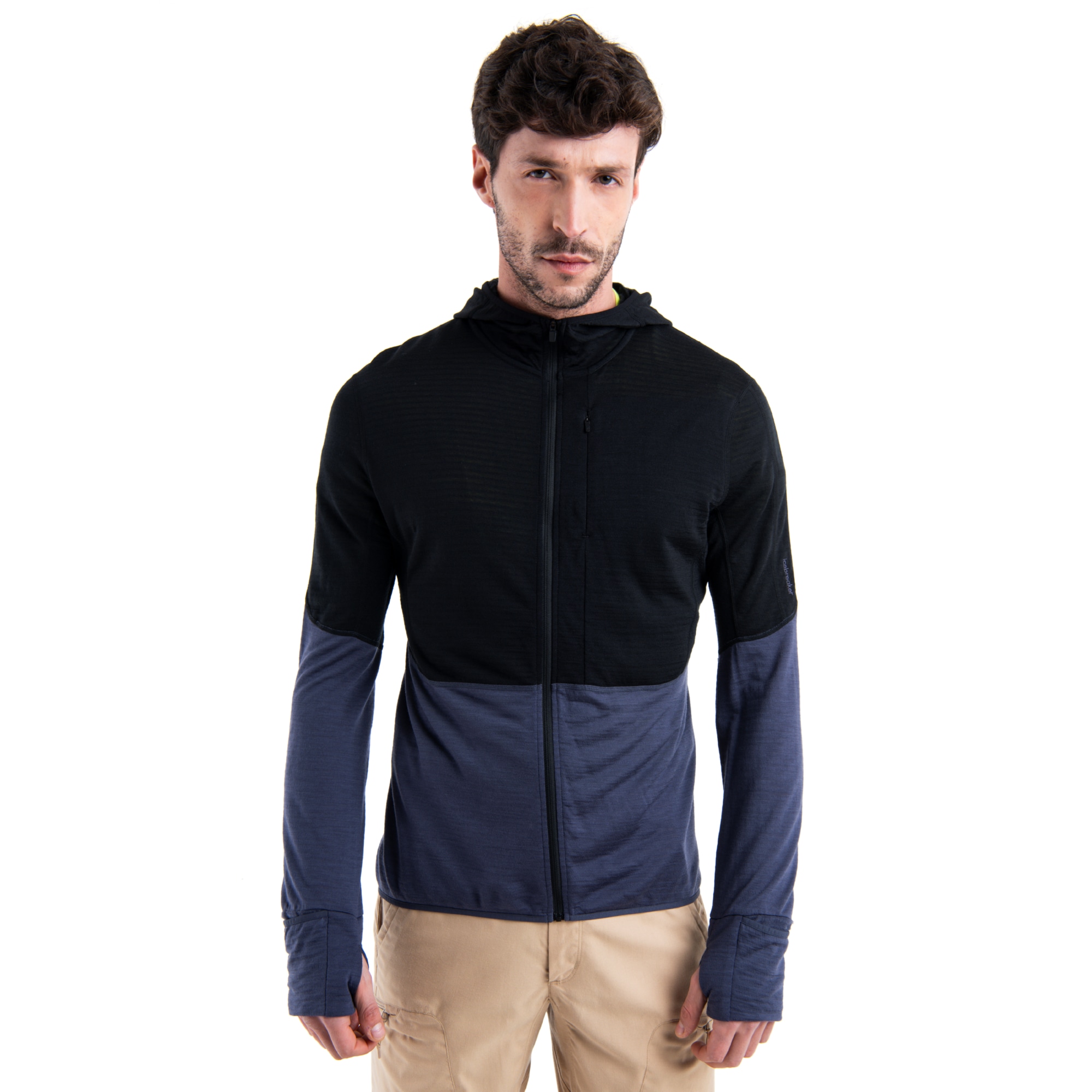 Men's Merino Blend 200 RealFleece Descender Long Sleeve Zip Hoodie