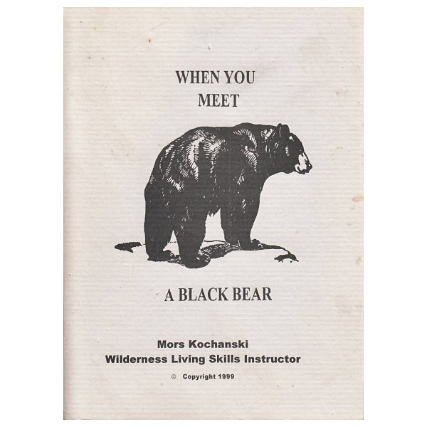 When You Meet A Black Bear