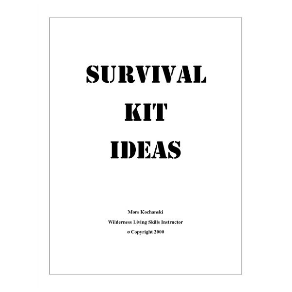 Survival Kit Ideas