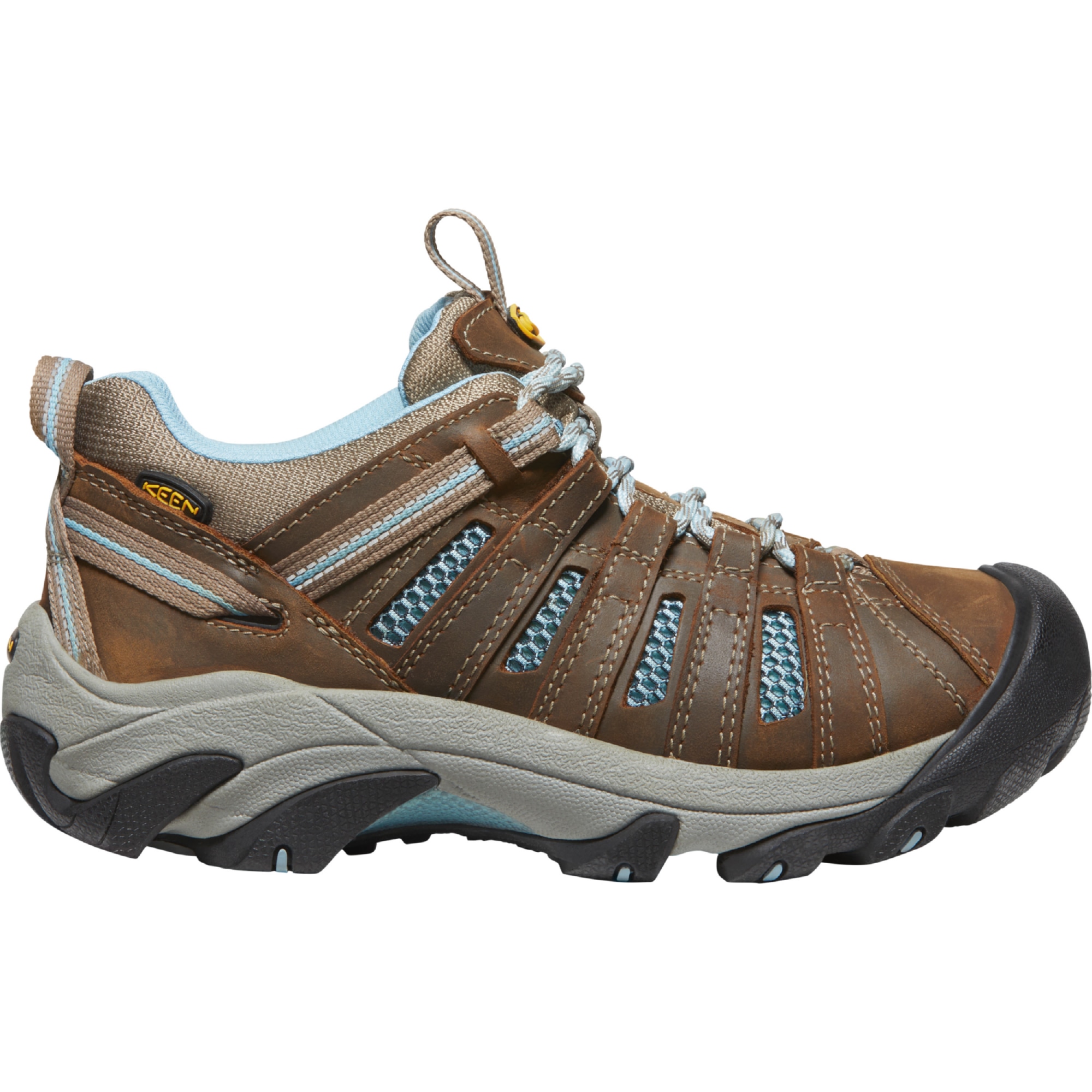 Women's Voyageur Vented Hiking Shoes Brindle/Alaskan Blue