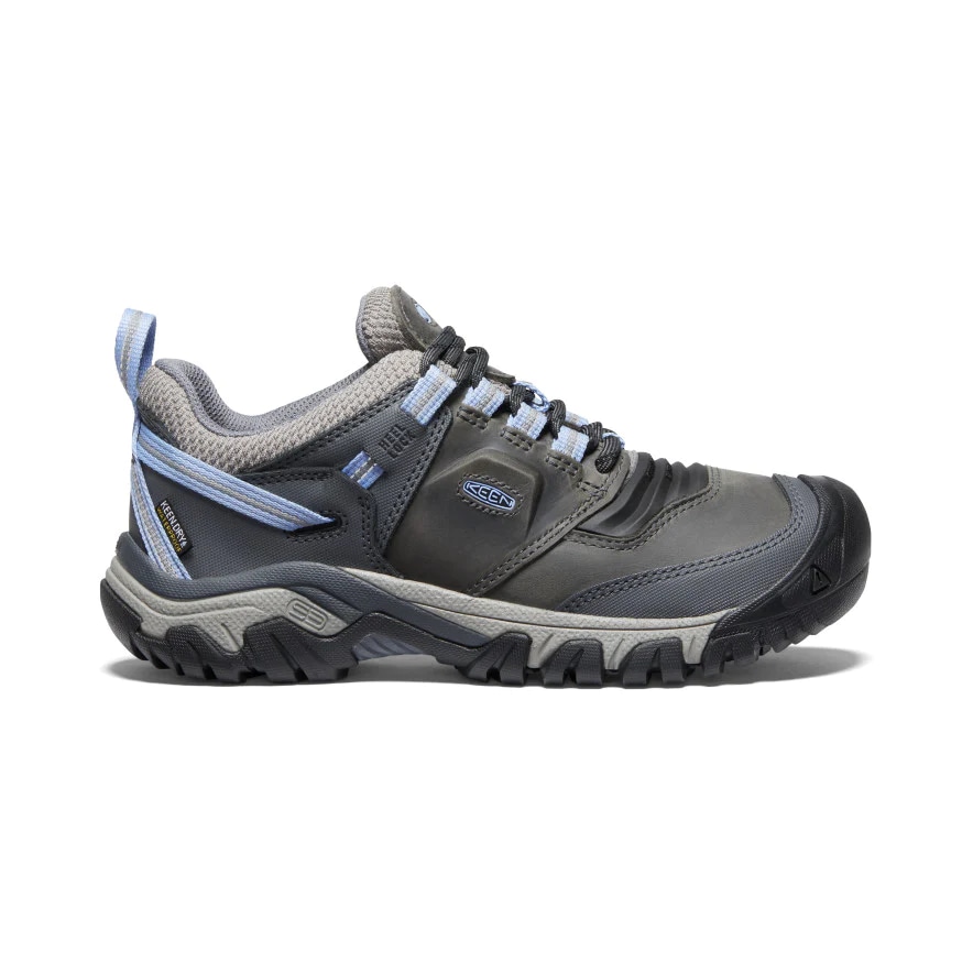 Women's Ridge Flex Waterproof Hiking Shoes Steel Grey