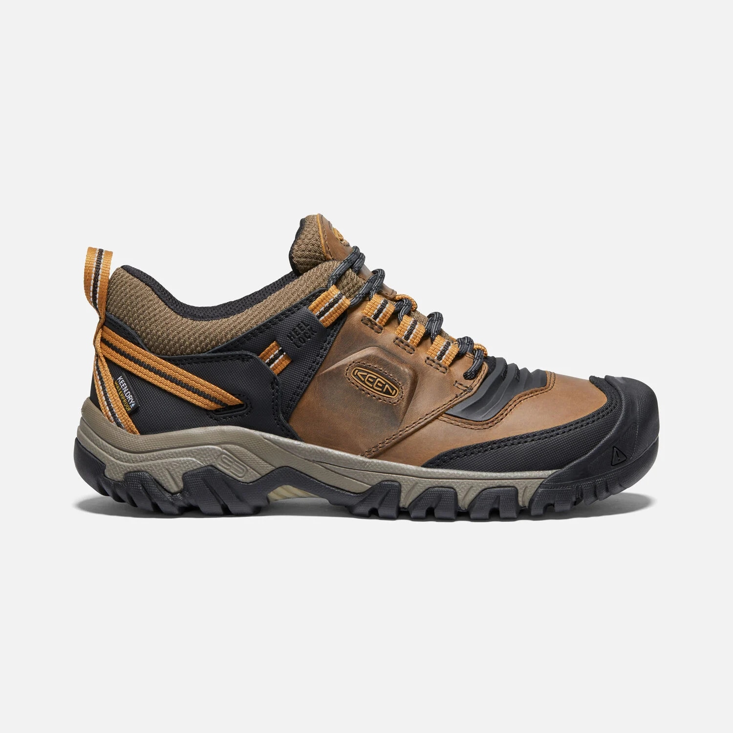 Men's Ridge Flex Waterproof Hiking Shoes Bison