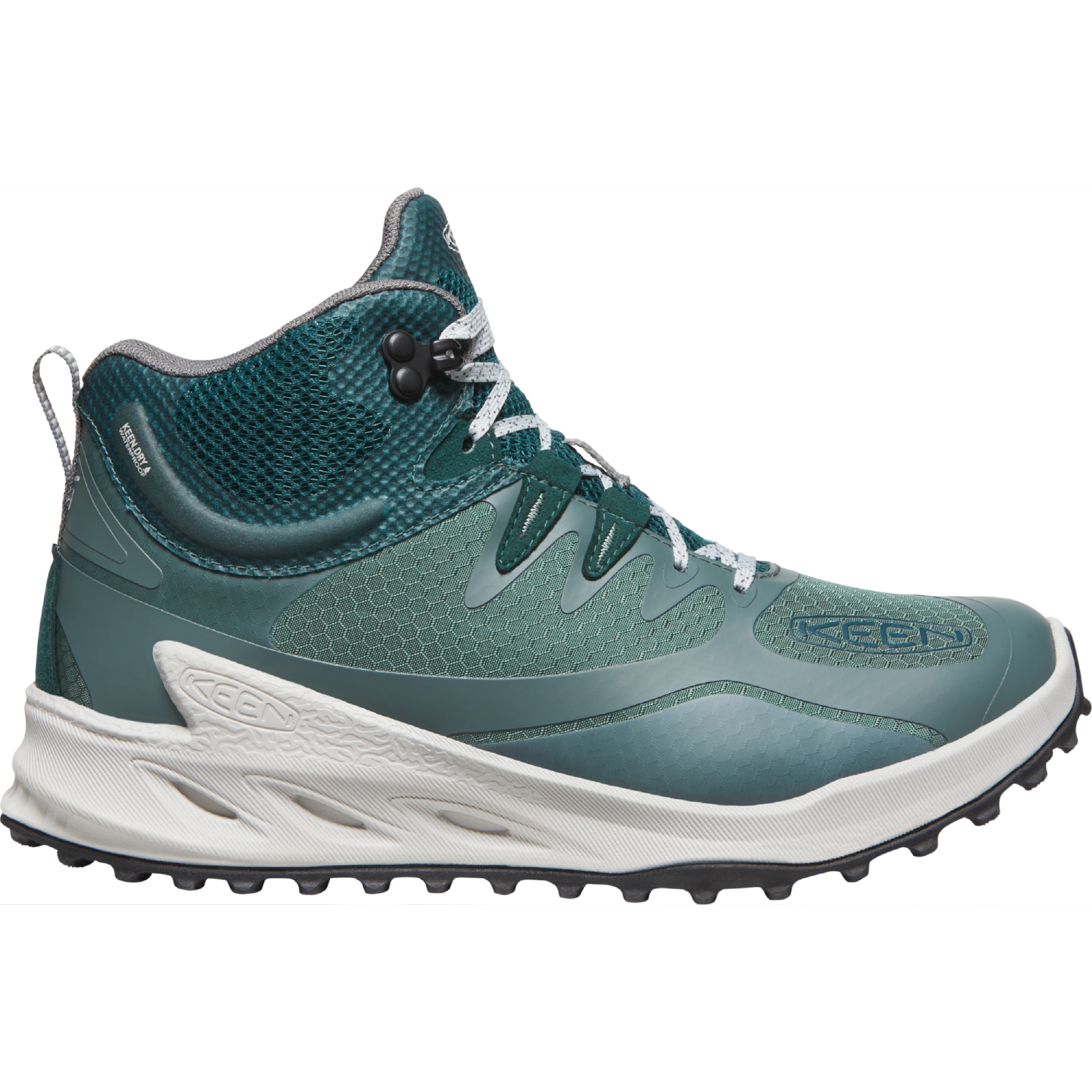 Women's Zionic Waterproof Hiking Boots Dark Forest/Sea Moss