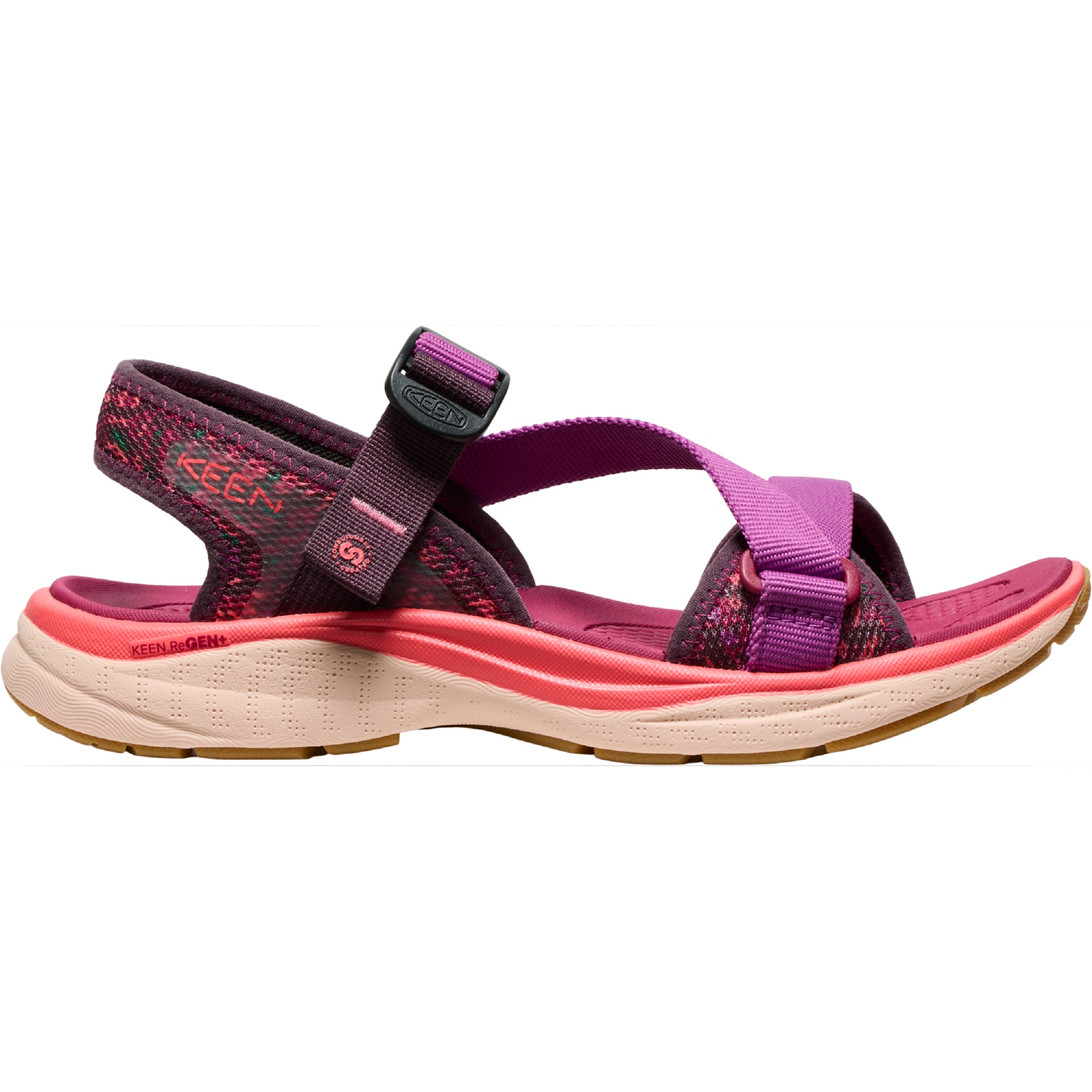 Women's Leiki Open-Toe Sandals Plum Perfect/Dubarry