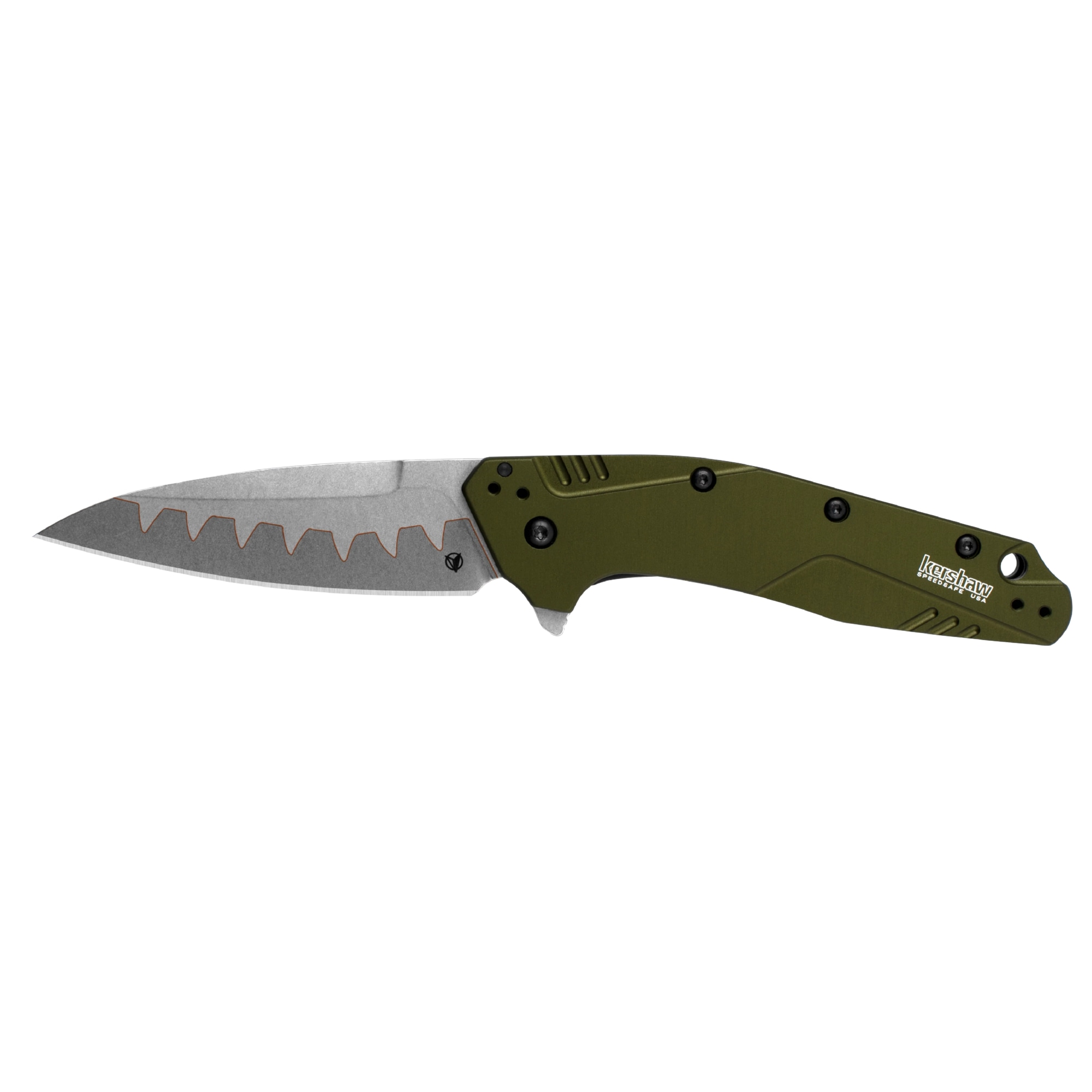 Dividend Pocketknife Composite Blade Olive