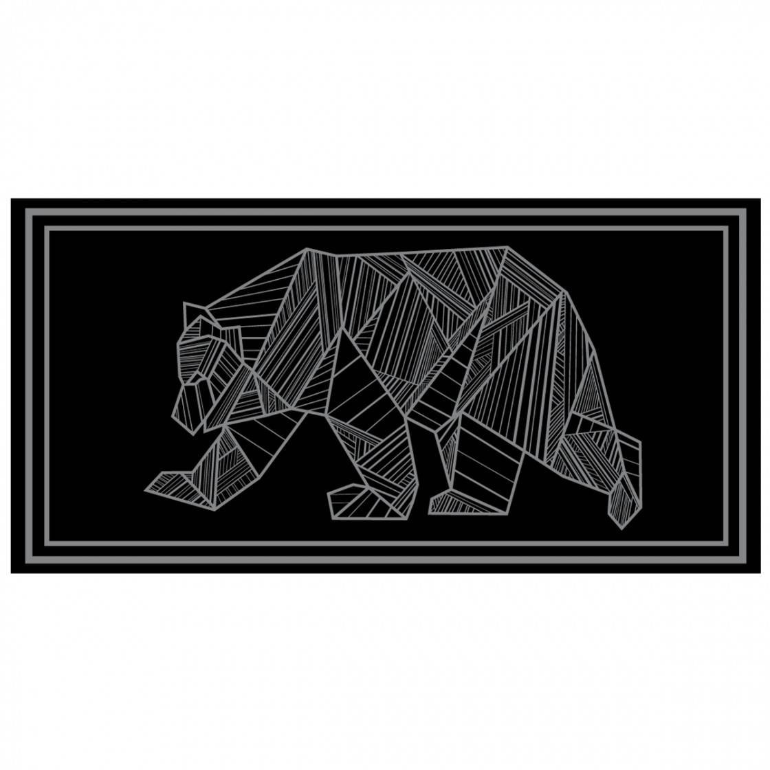 Bear Outdoor Mat Black/Grey 18' x 9'