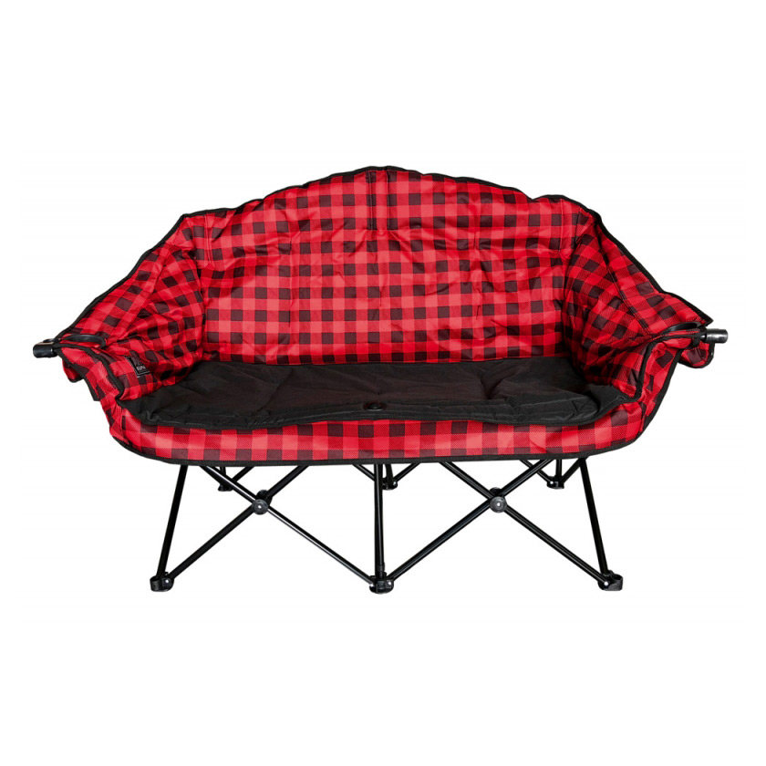 Bear Buddy Double Chair Red Plaid