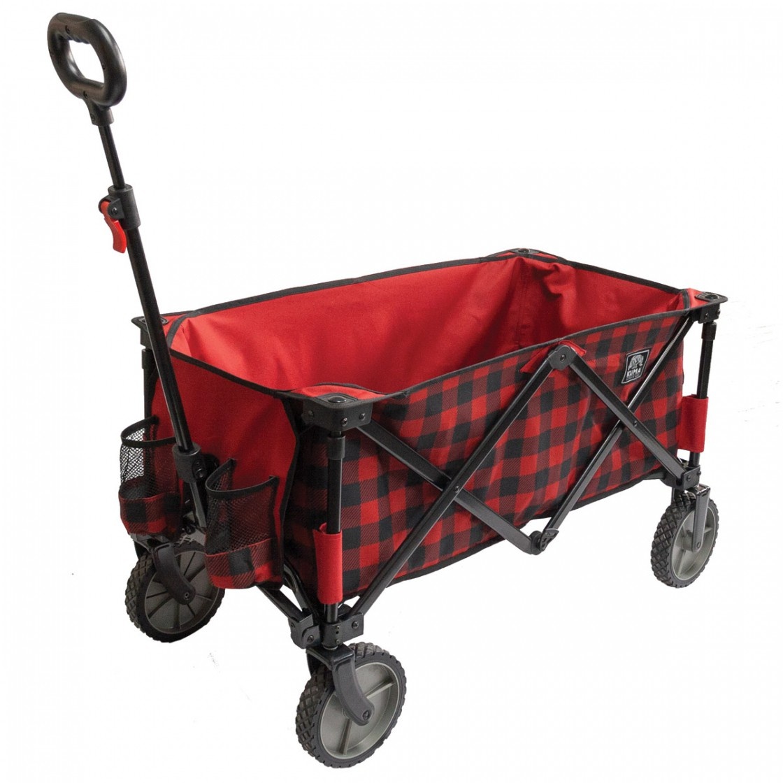 Bear Buggy Red Plaid
