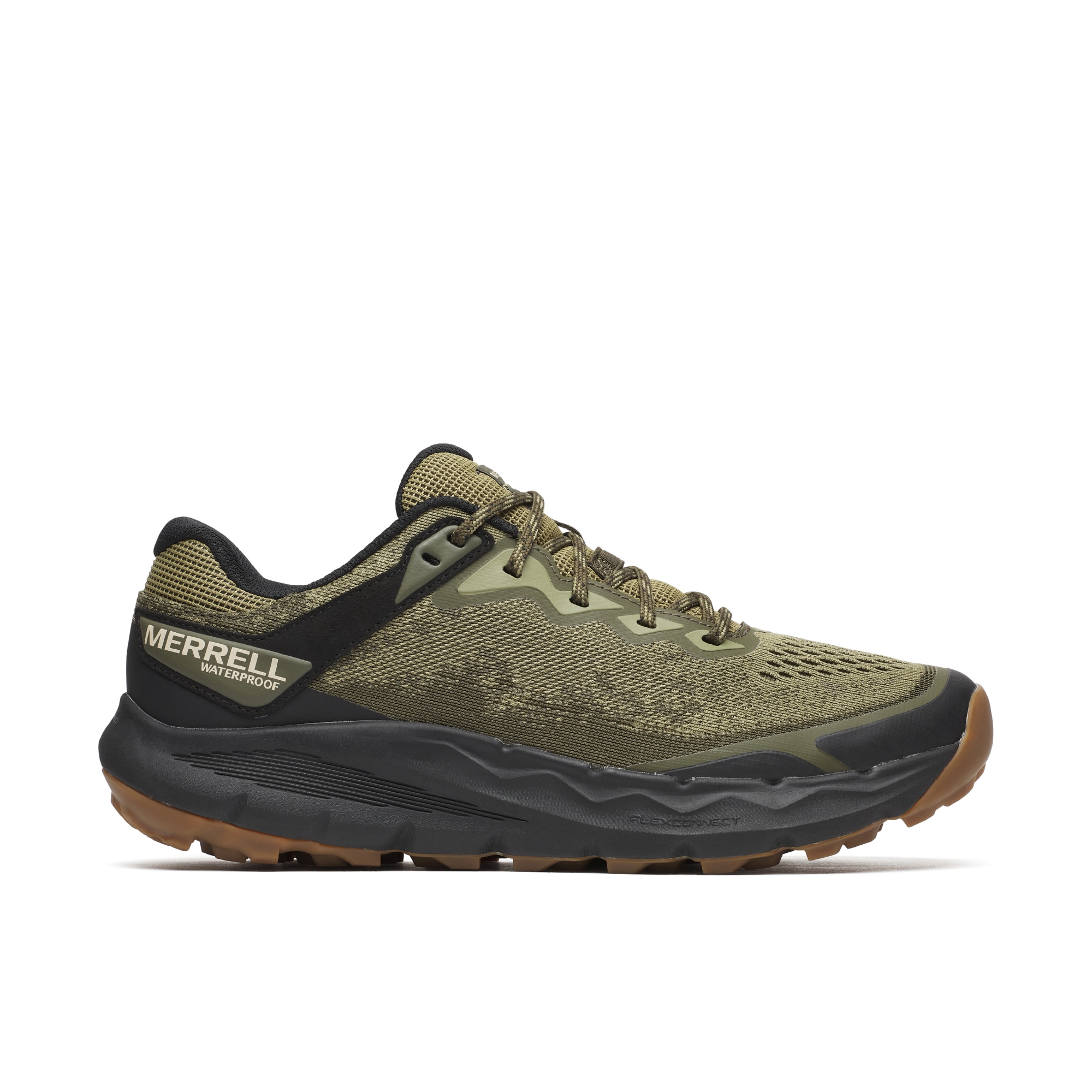 Men's Men's Nova 4 Waterproof Trail Running Shoes Drab