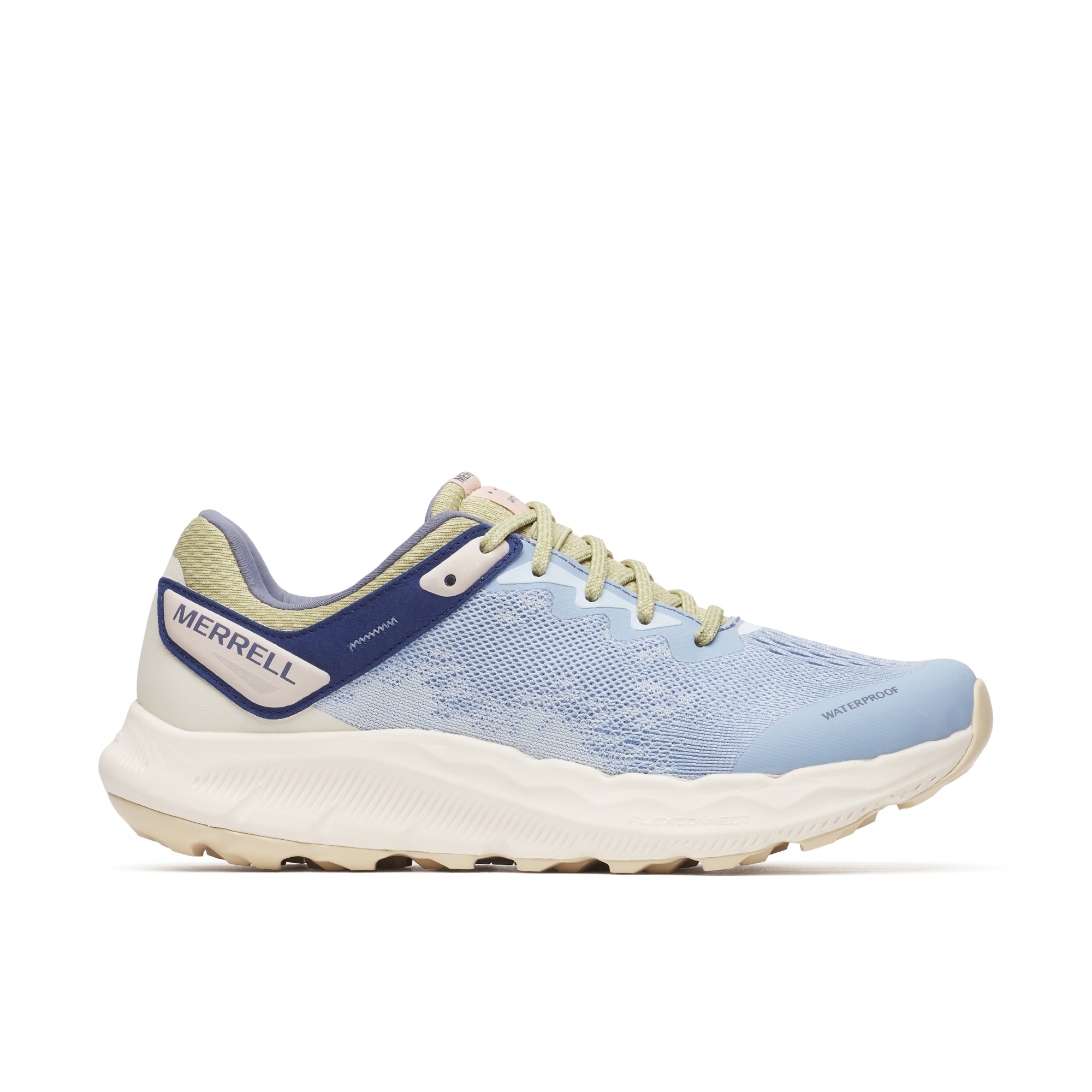 Women's Antora 4 Waterproof Low Trail Running Shoes Seaway/Chalk