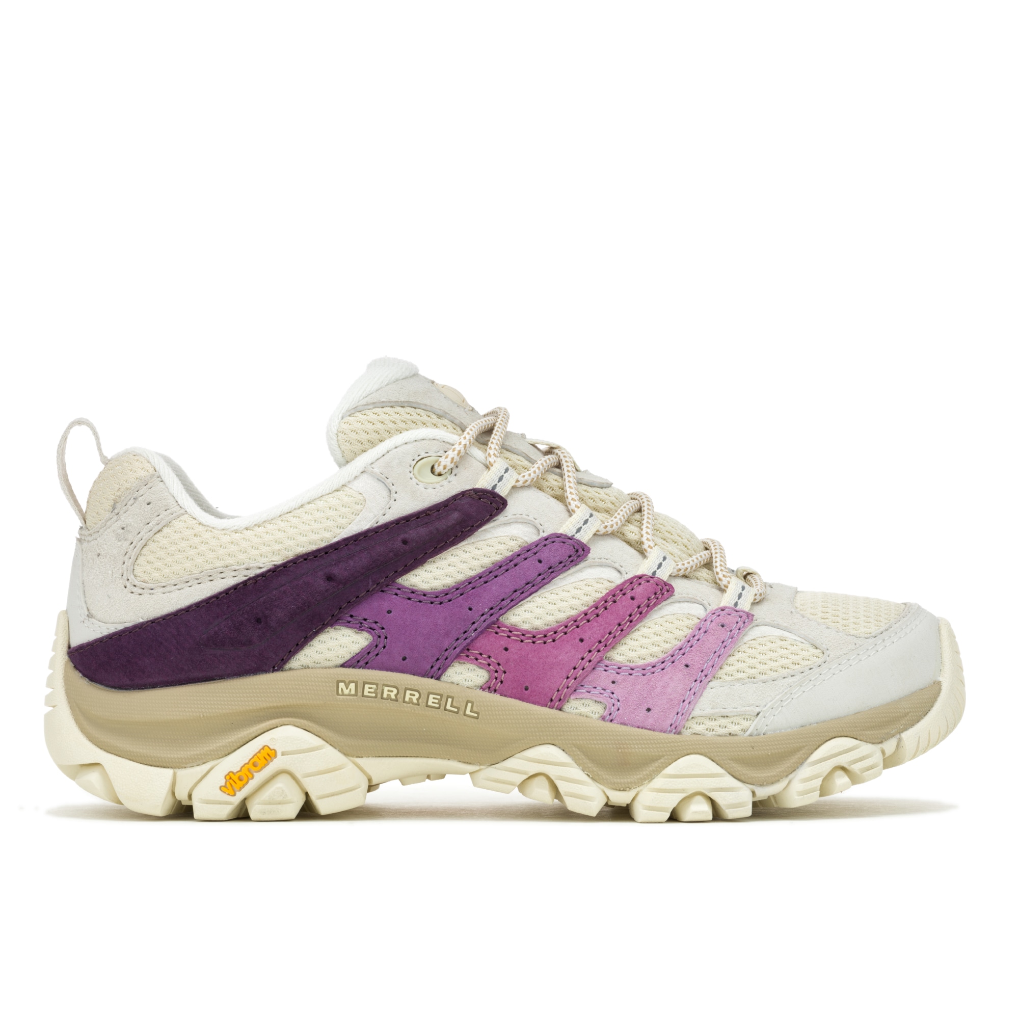 Women's Moab 3 Hiking Shoes Parchment/Plum