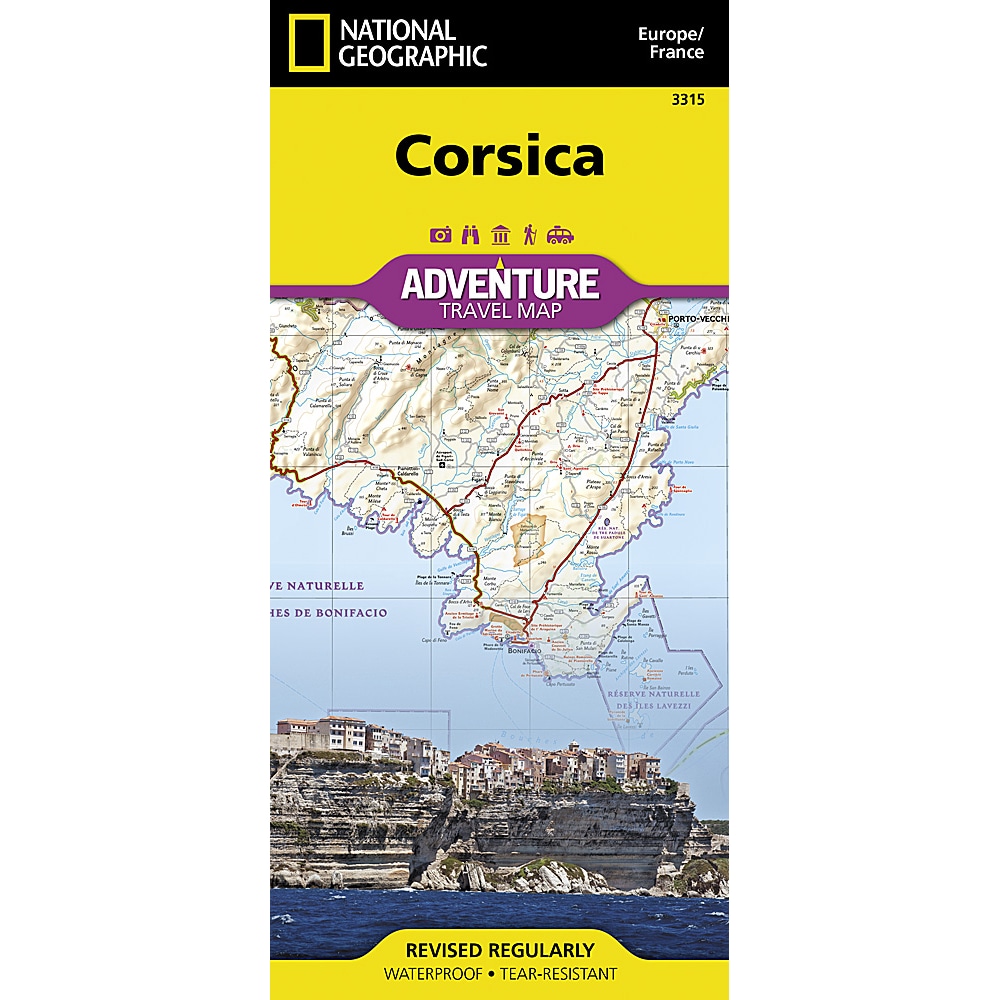 Adventure Travel Map Corsica