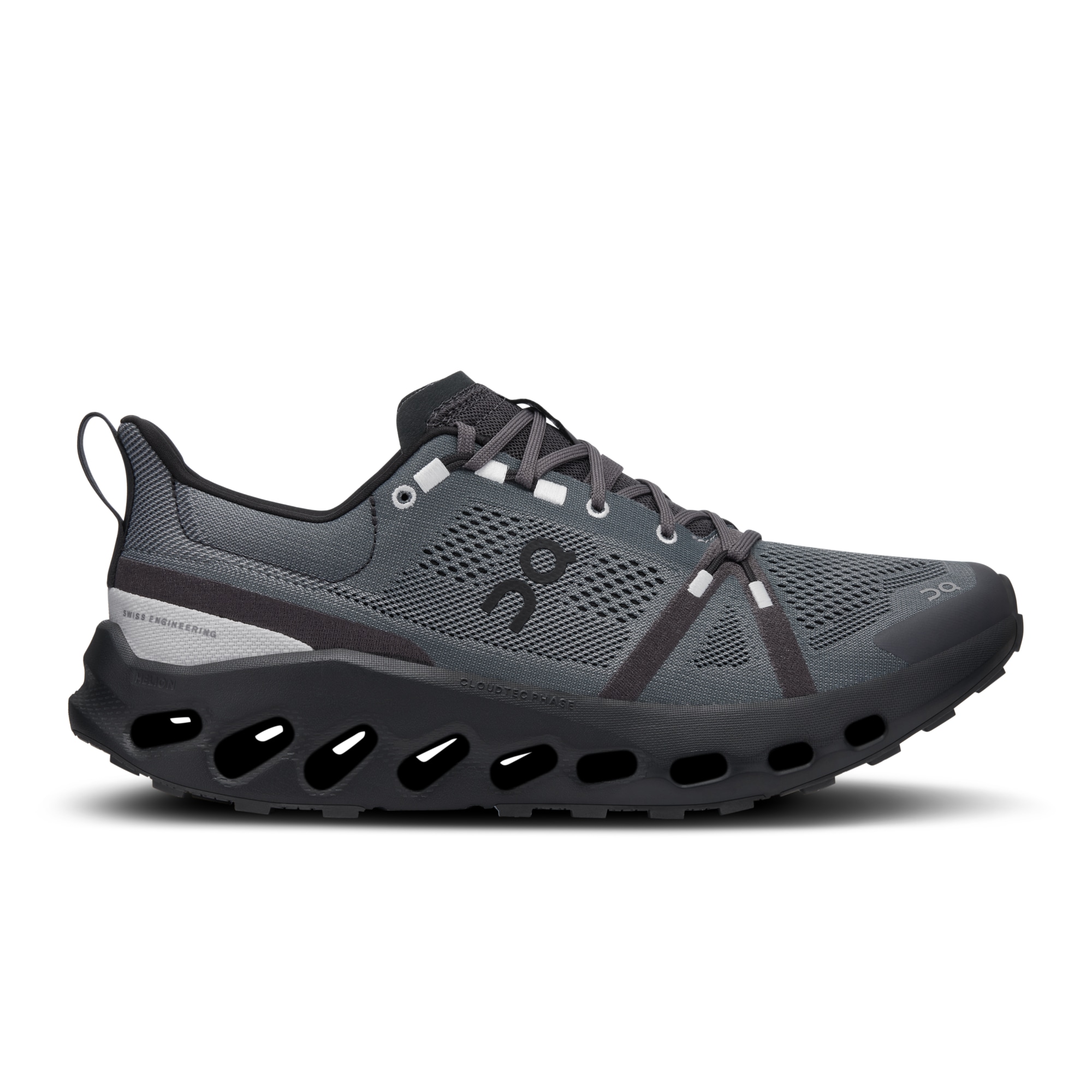 Men s Cloudsurfer Trail Running Shoes Eclipse Black Breathe Outdoors