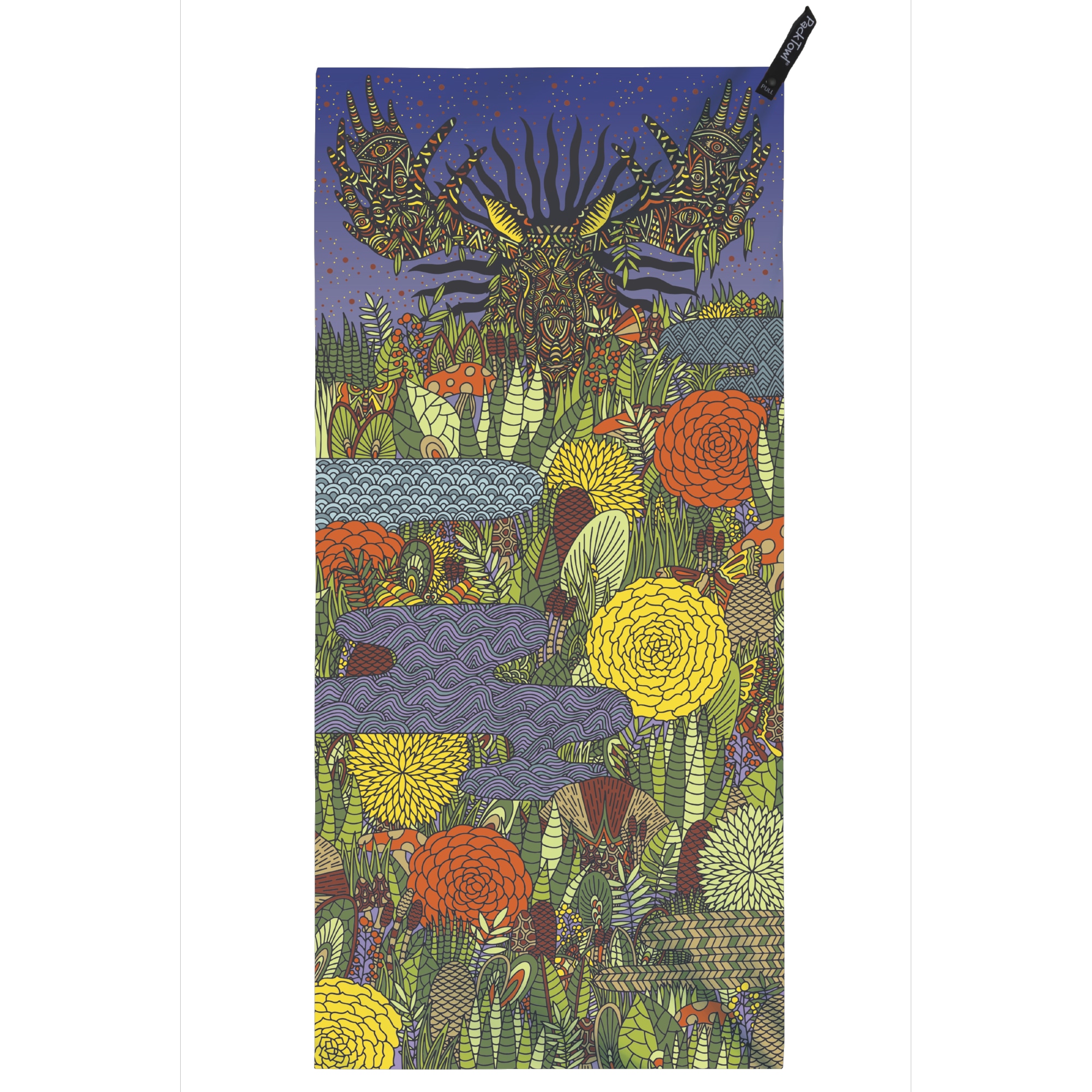 Personal Body Towel Mystic Moose Print