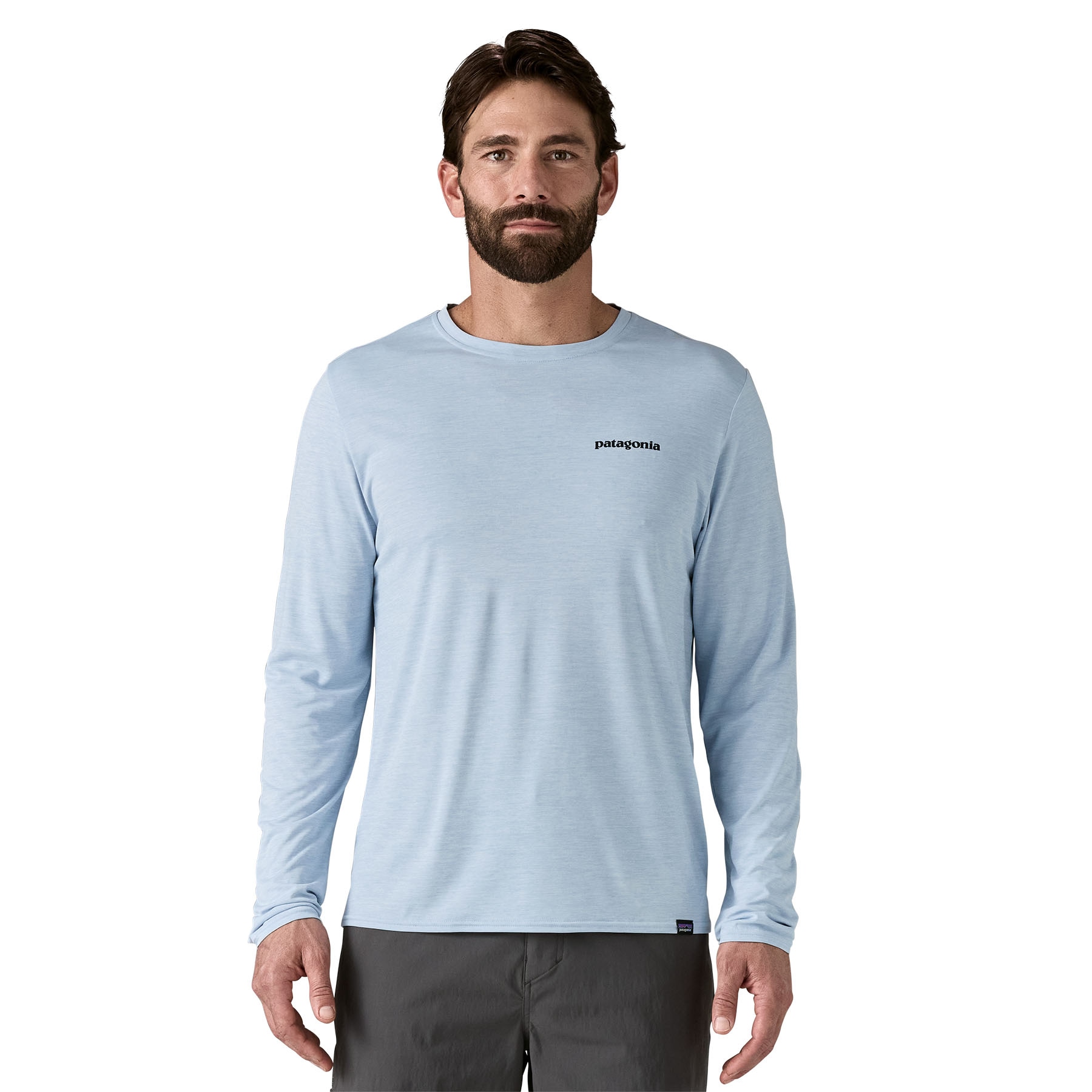 Men's Long Sleeved Capilene Cool Daily Graphic Shirt Waters