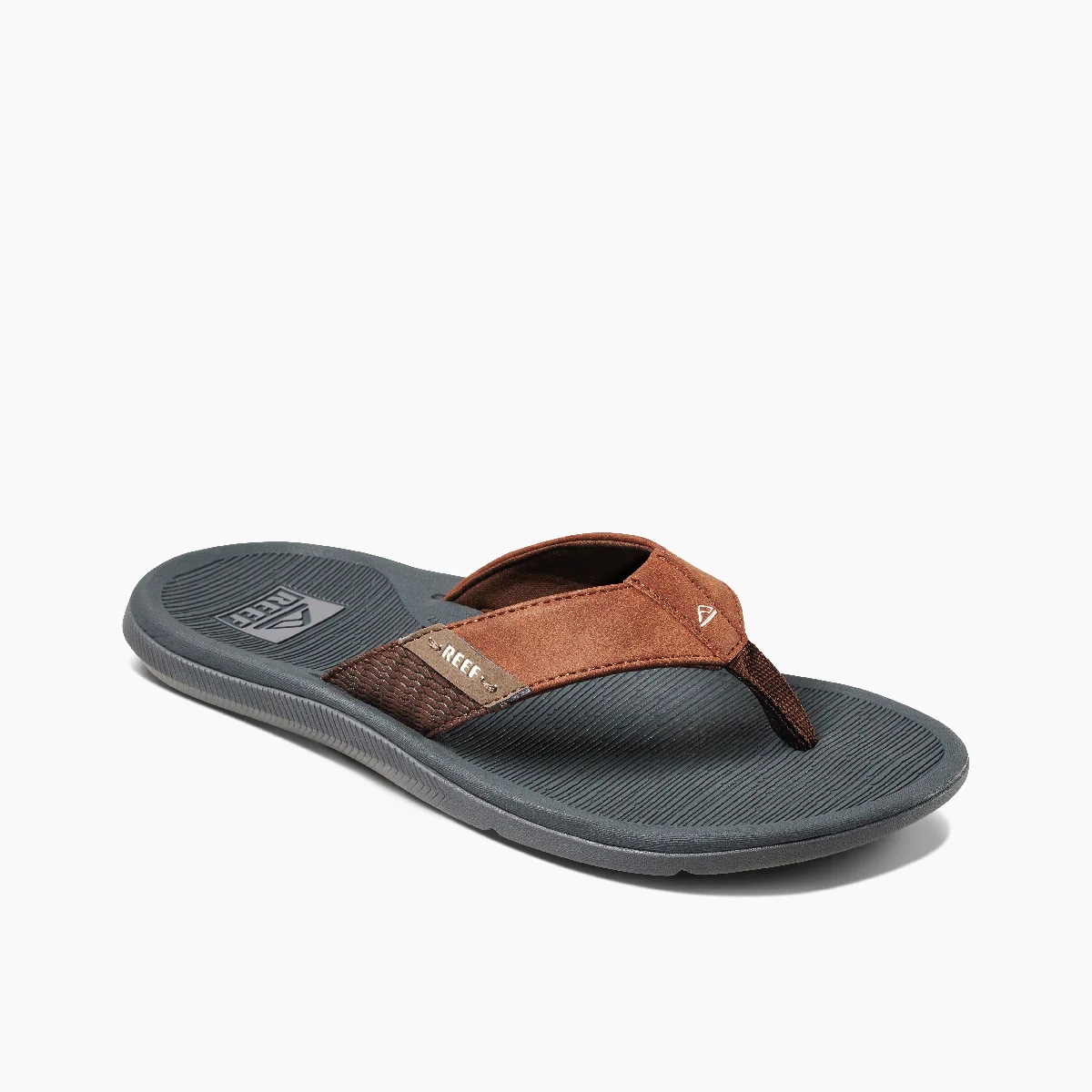 Men's Reef Santa Ana Sandals Grey/Tan