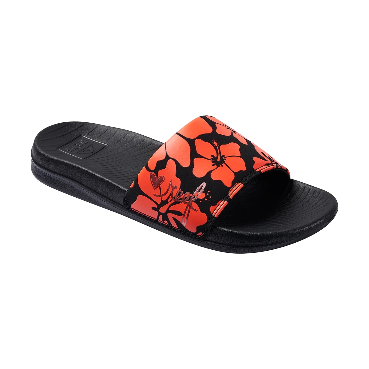 Women's Reef One Slide Sandals Hibiscus