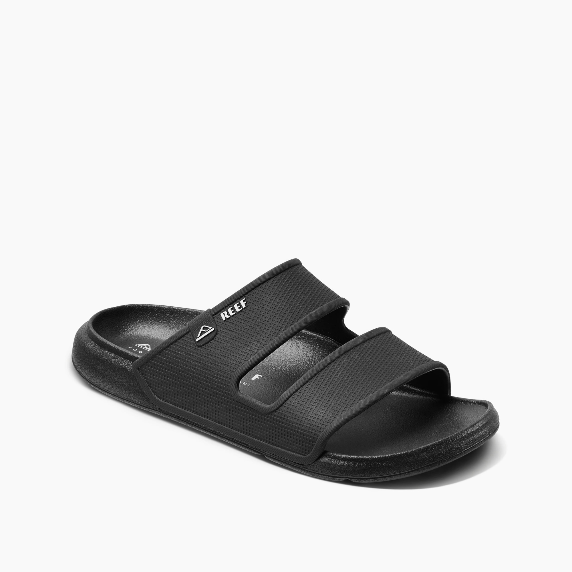 Men's Oasis Double Up Slide Sandals Black