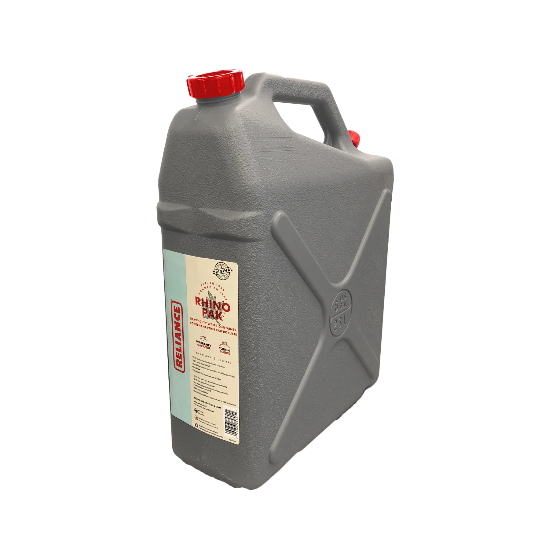 Rhino-Pak ECO-CORE Heavy Duty Water Container 23L