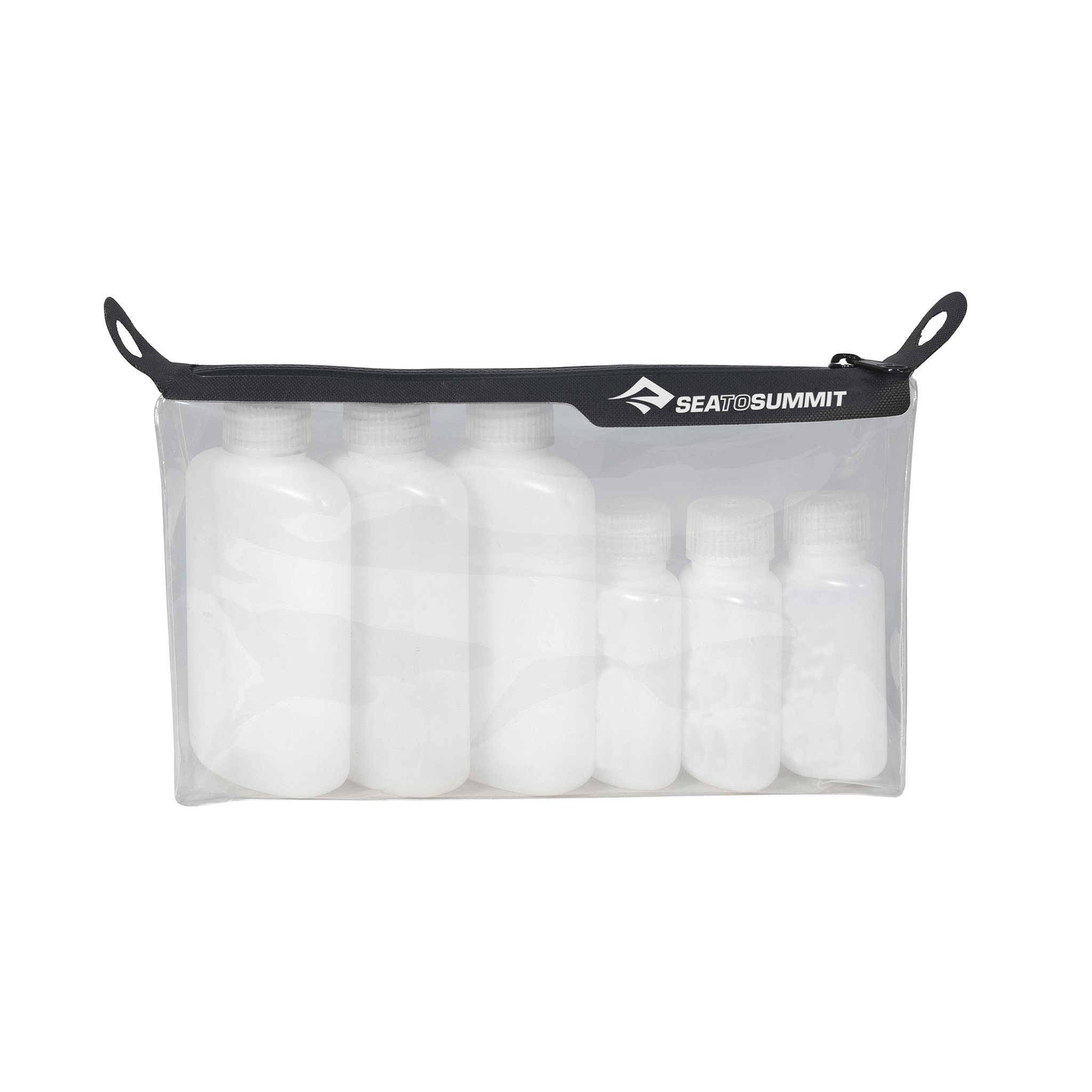 TPU Clear Zip Pouch With 6 Bottles