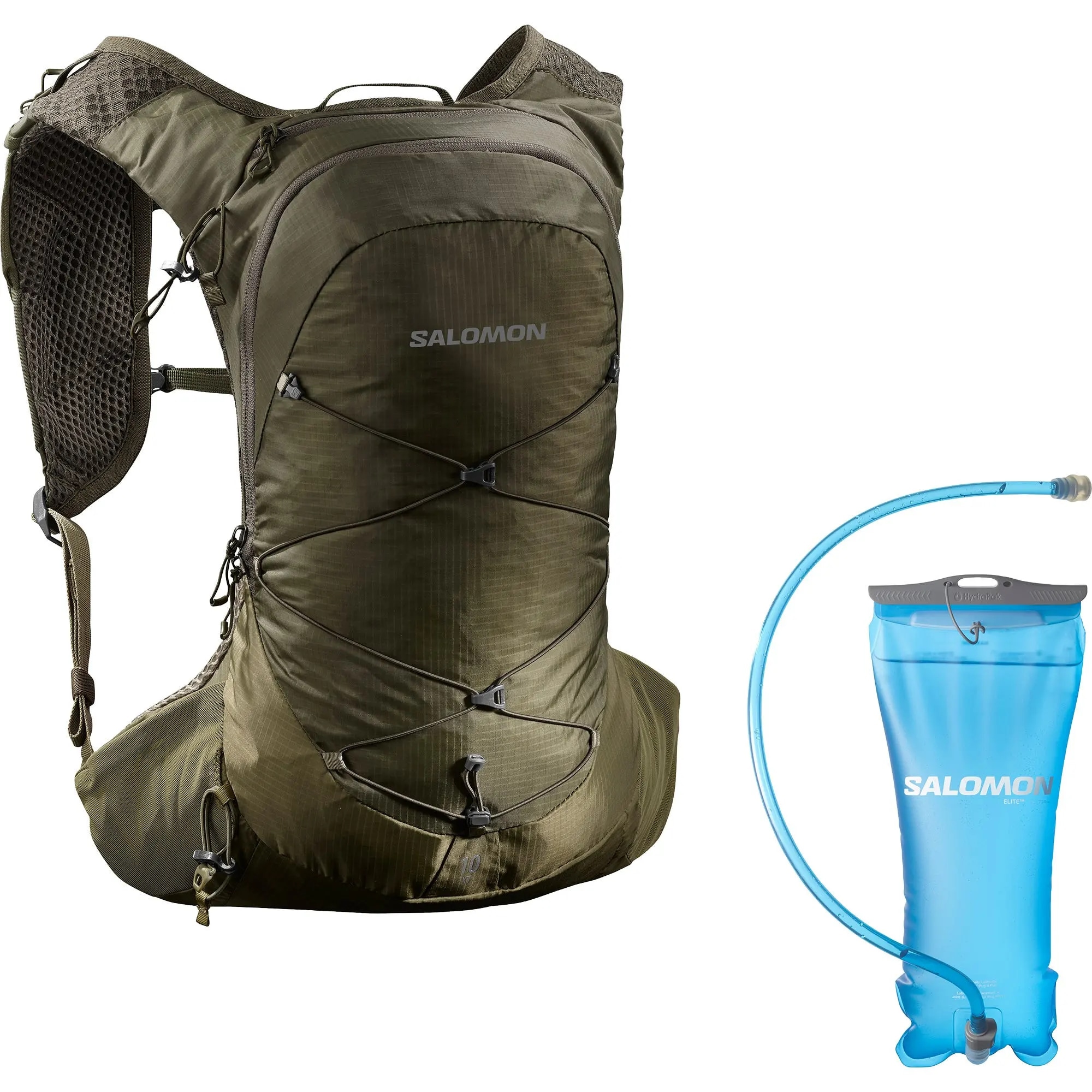 XT 10 Hydration Pack With Bladder Olive Night