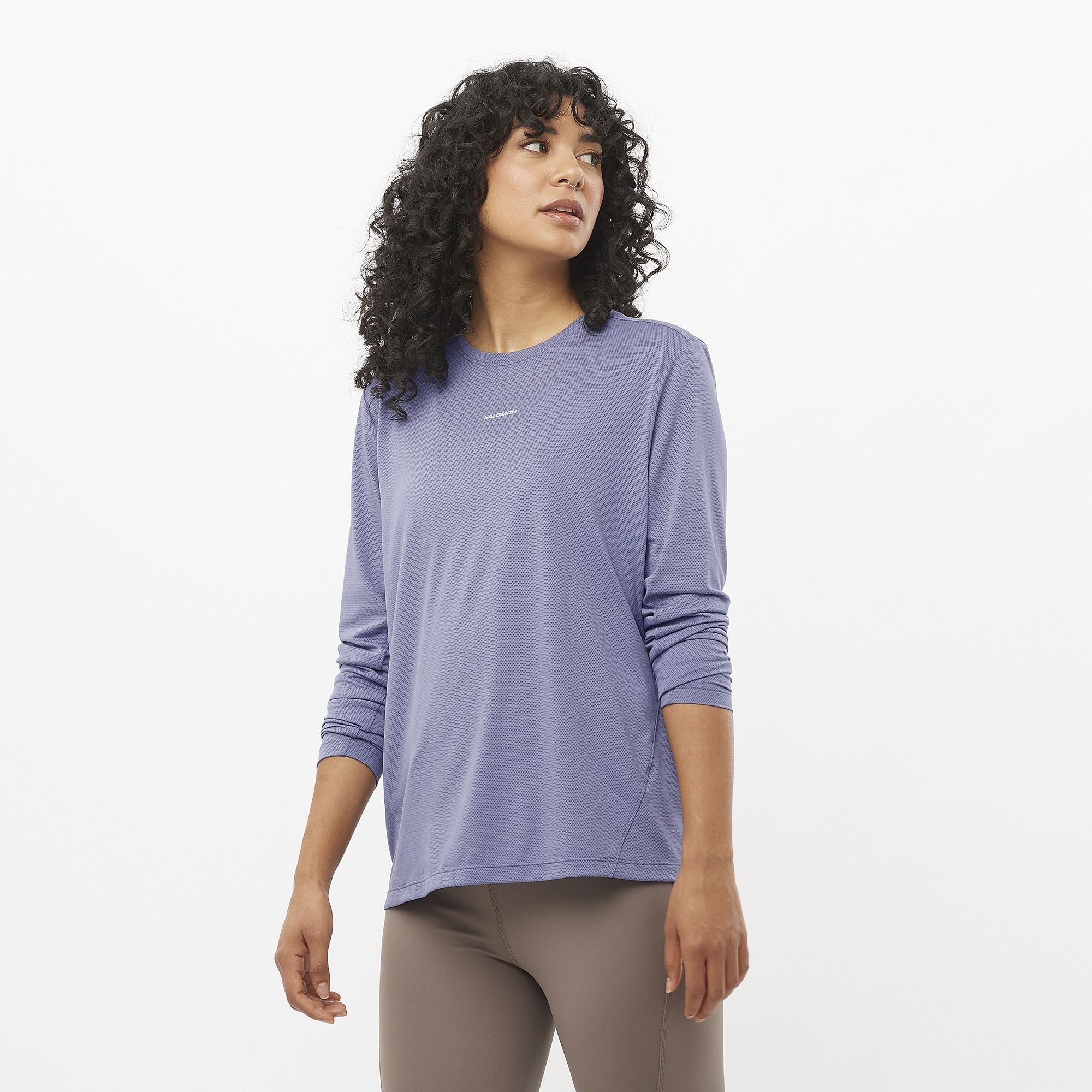 Women's SHKout Core Long Sleeve T-Shirt Blue Granite