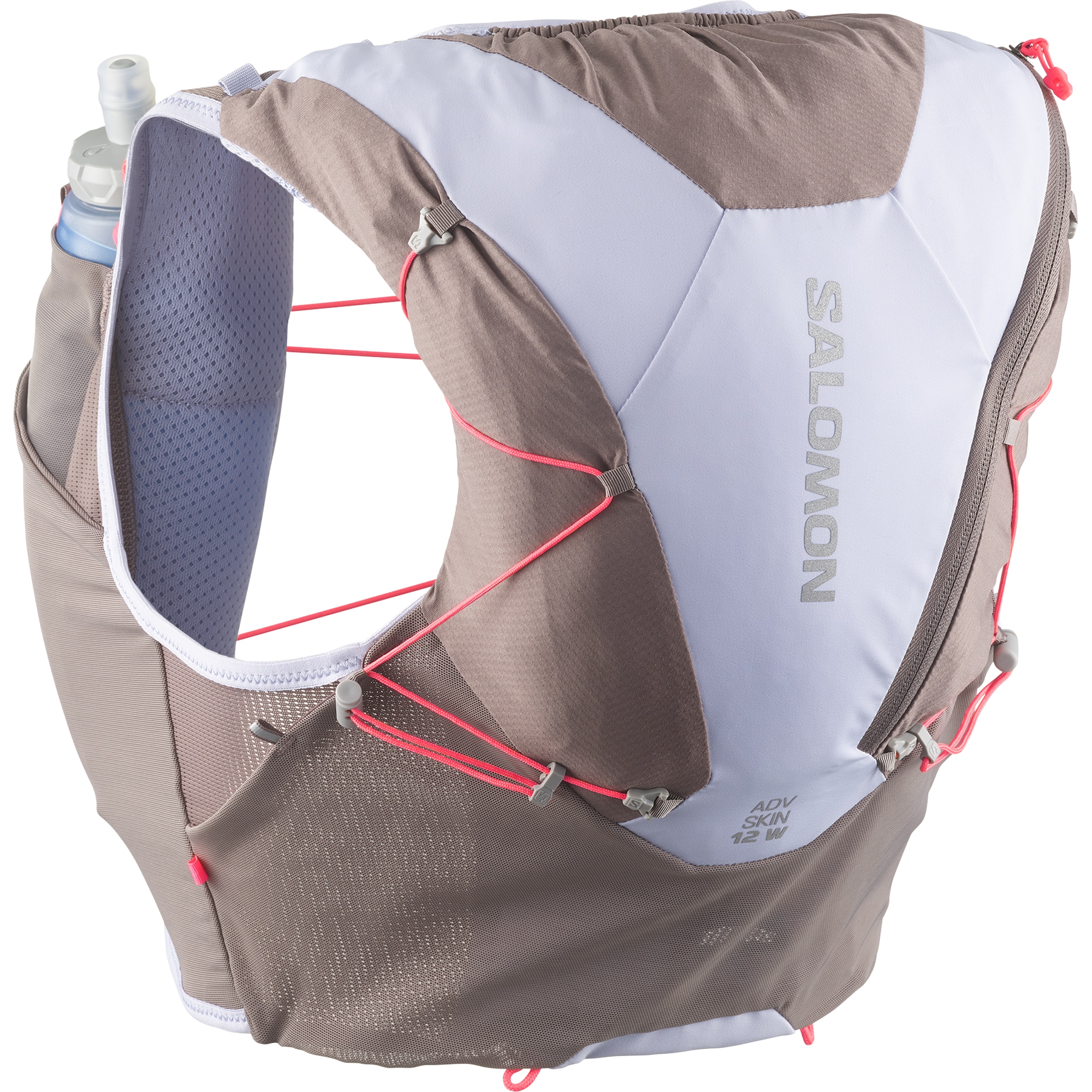 Women's Adv Skin 12 Running Vest With Flasks Nine Iron/Excalibur/Cosmic Sky