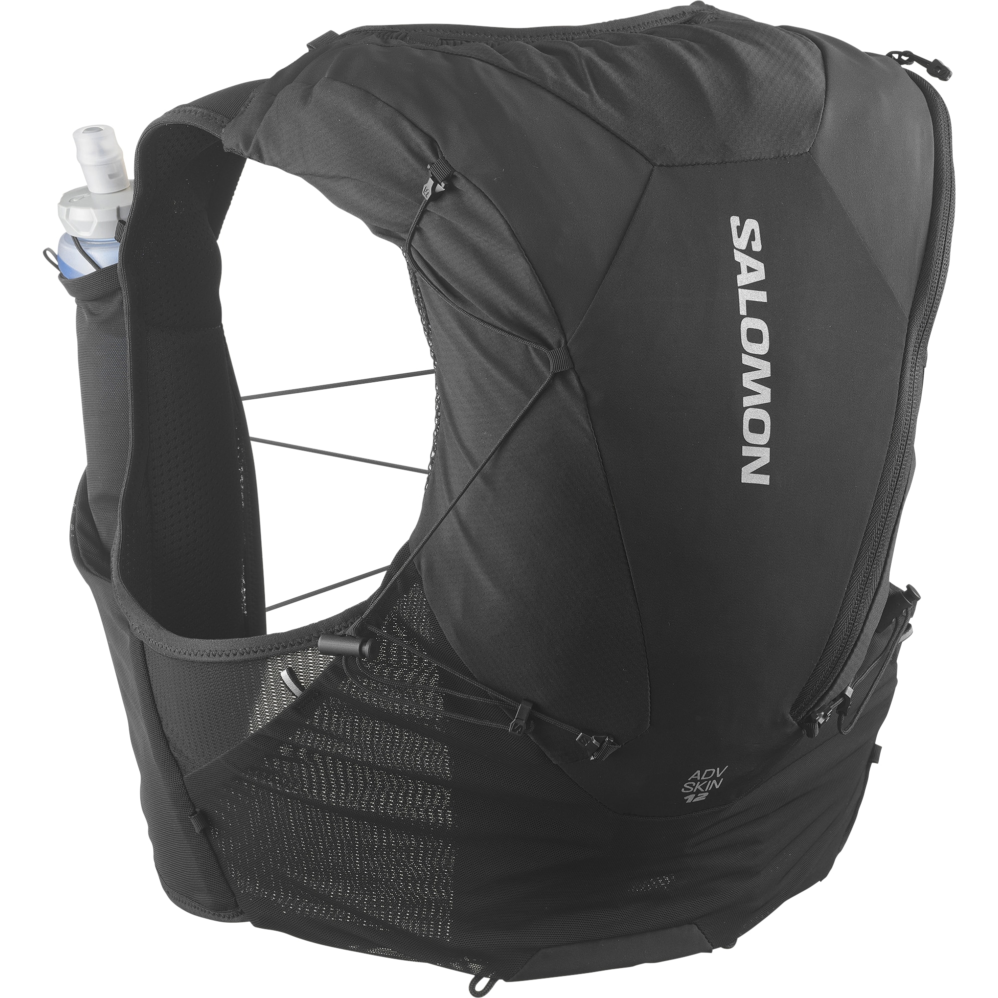 Adv Skin 12 Running Vest With Flasks Black