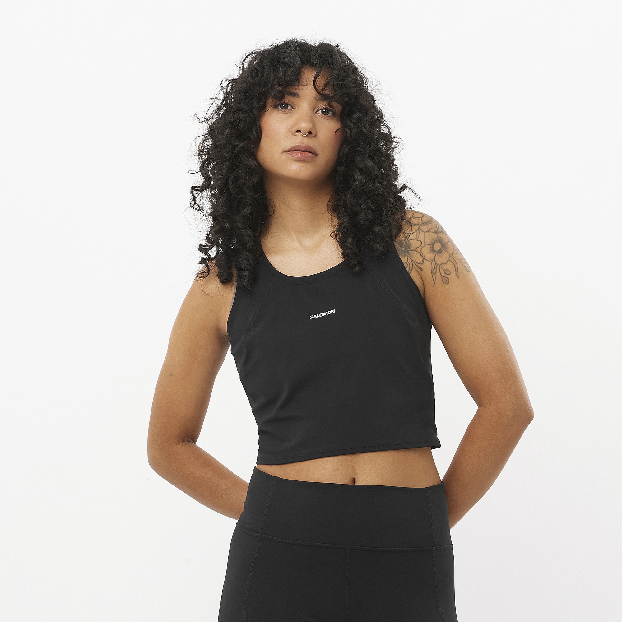 Women's SHKout Bliss Tanklette Deep Black