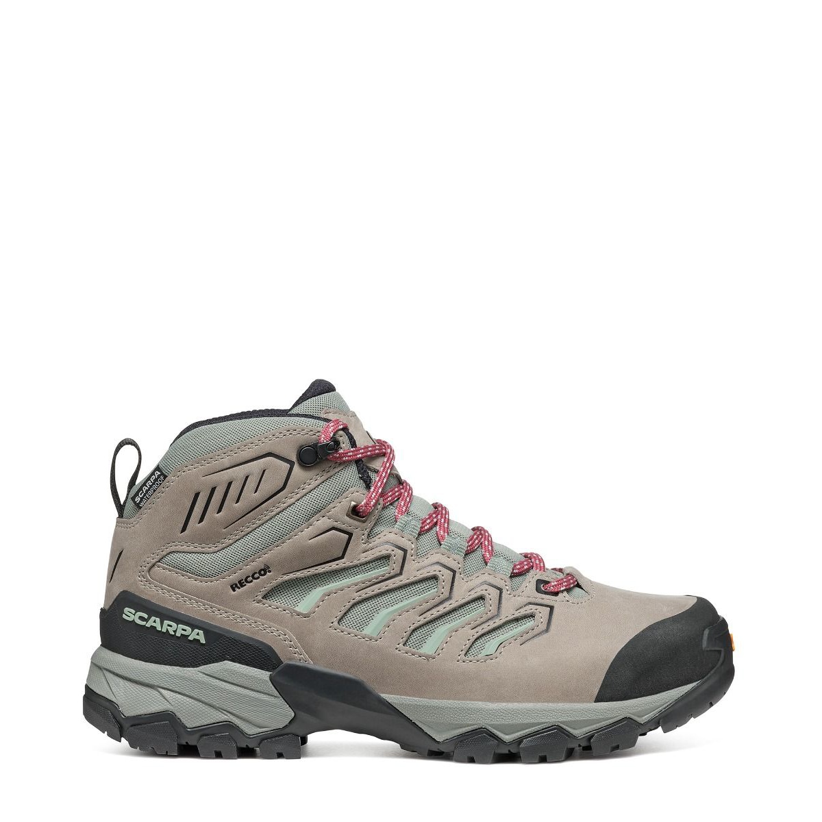 Women's Moraine Mid Waterproof Hiking Boots Mineral